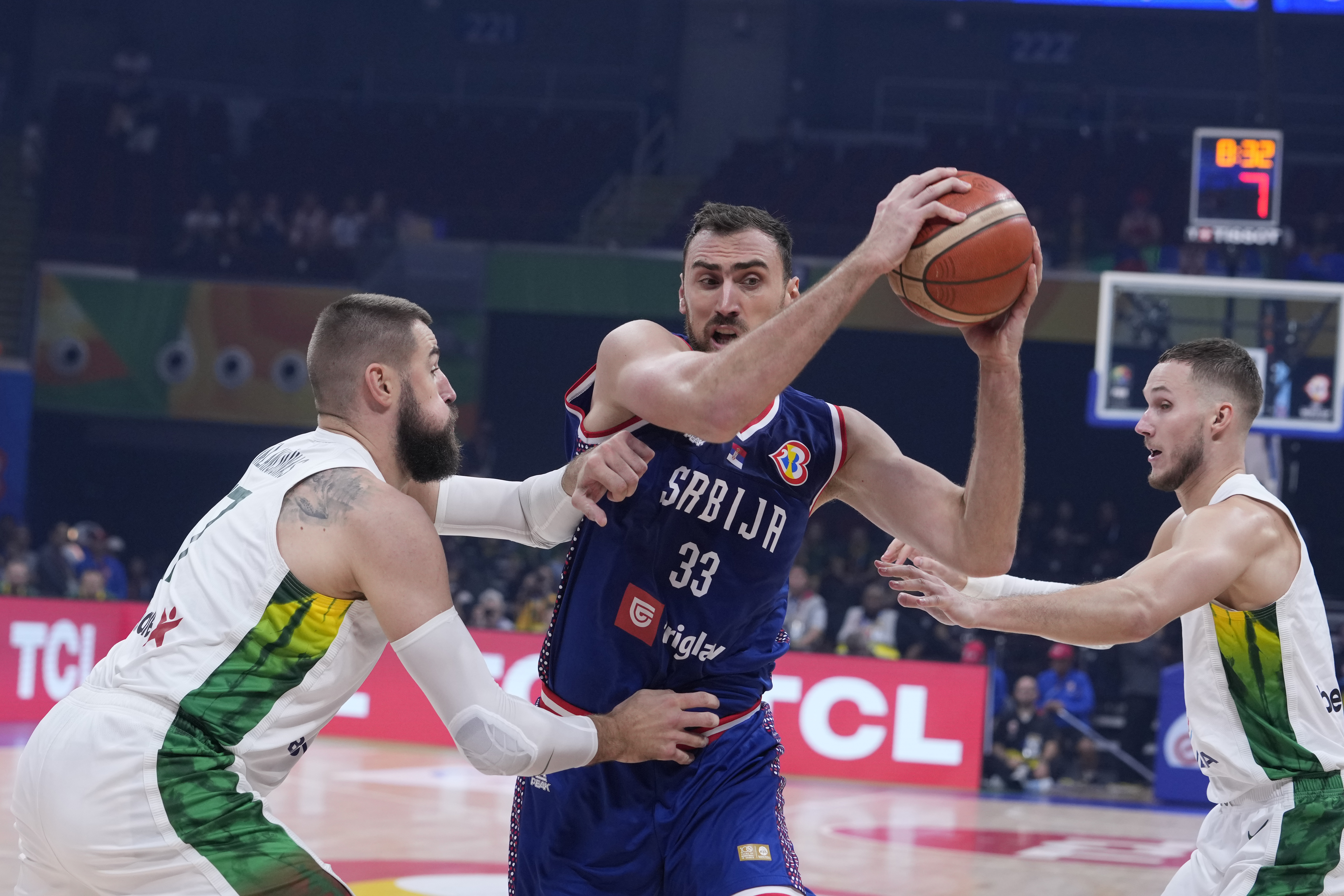 World Cup Lithuania Serbia Basketball