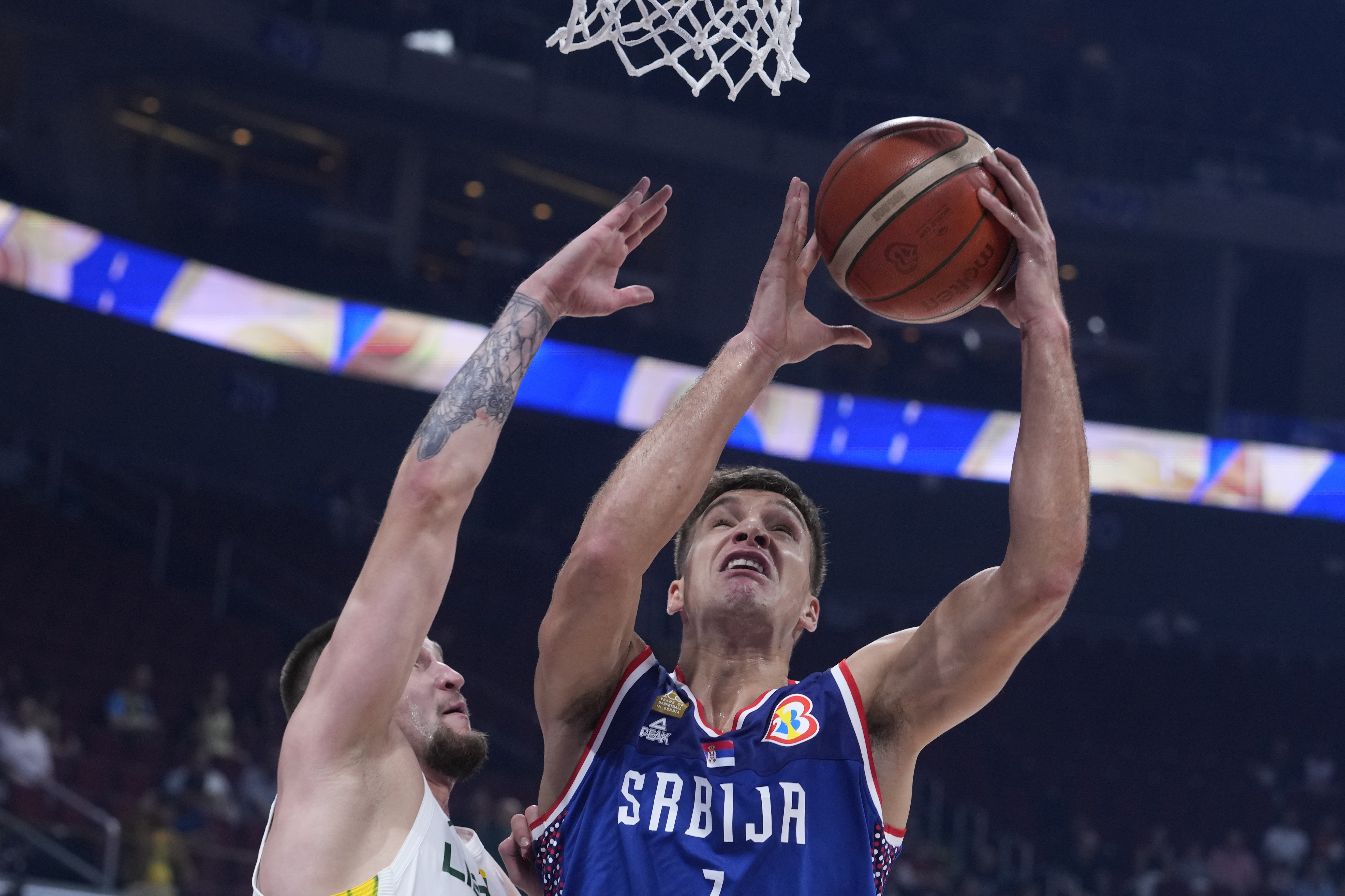 World Cup Lithuania Serbia Basketball