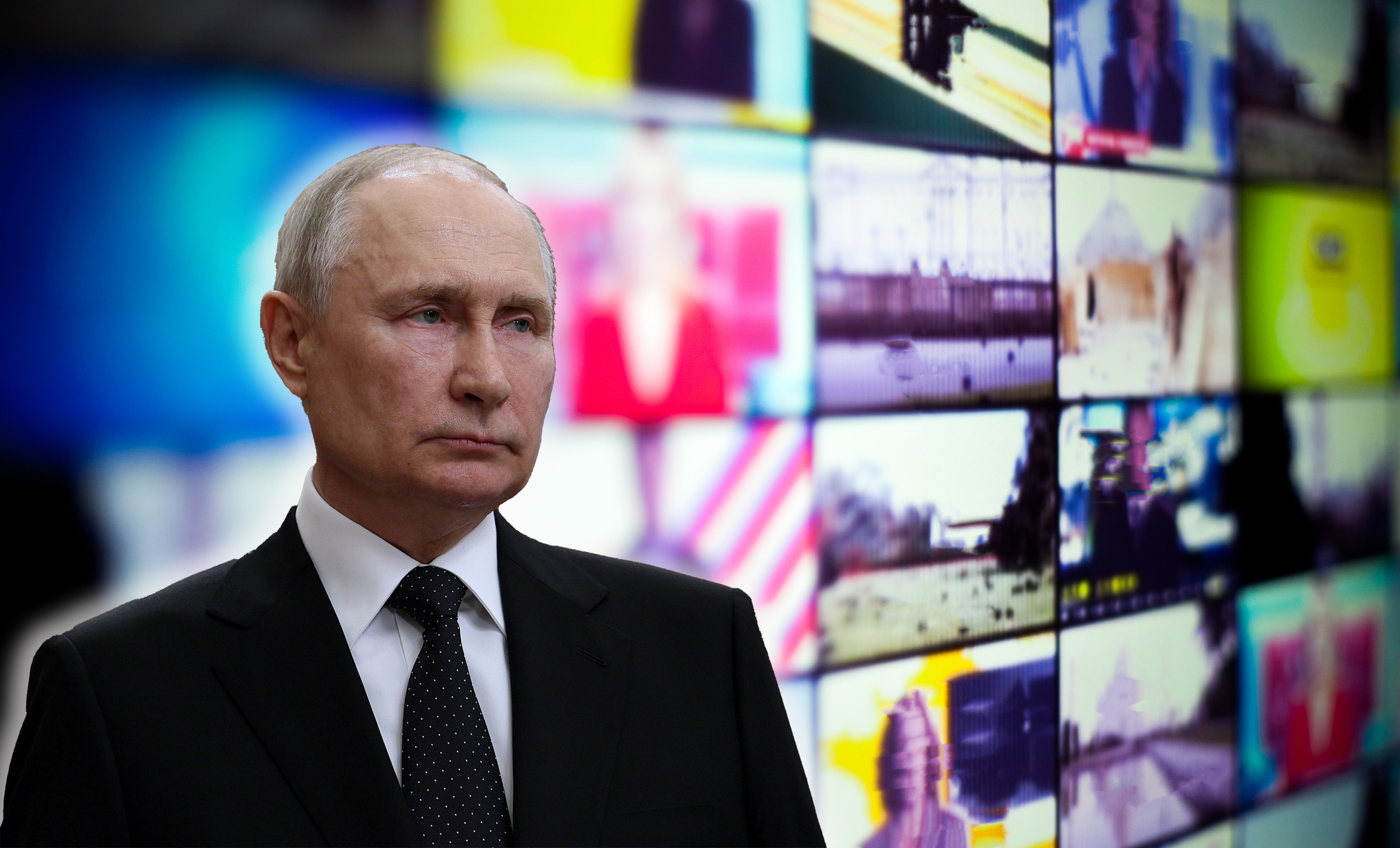 Putin, Tv ekrani kombo