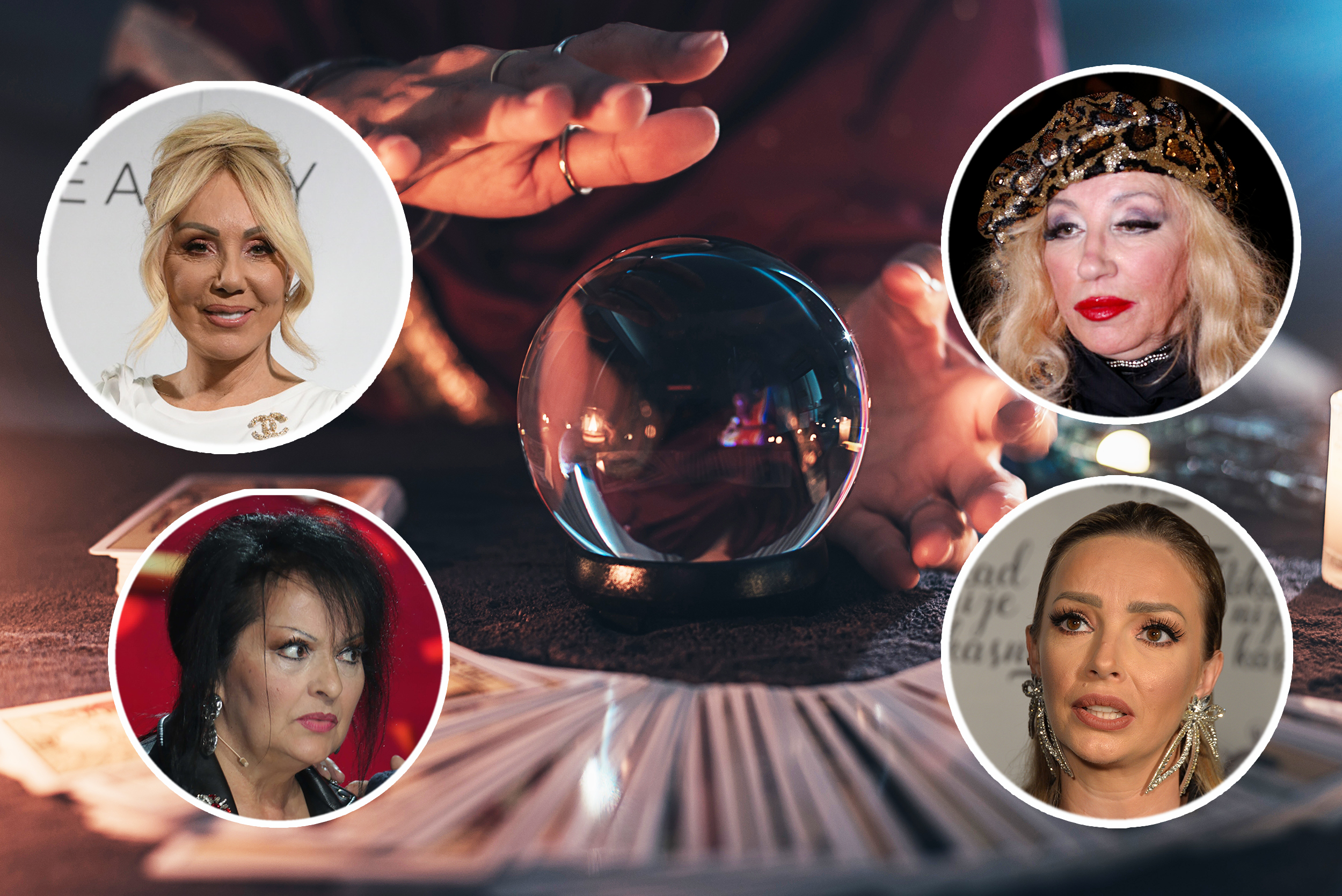 Nada Topčagič, Izvorinka Milošević, Jelena Gerbec i Lepa Brena
 verovanje u magiju