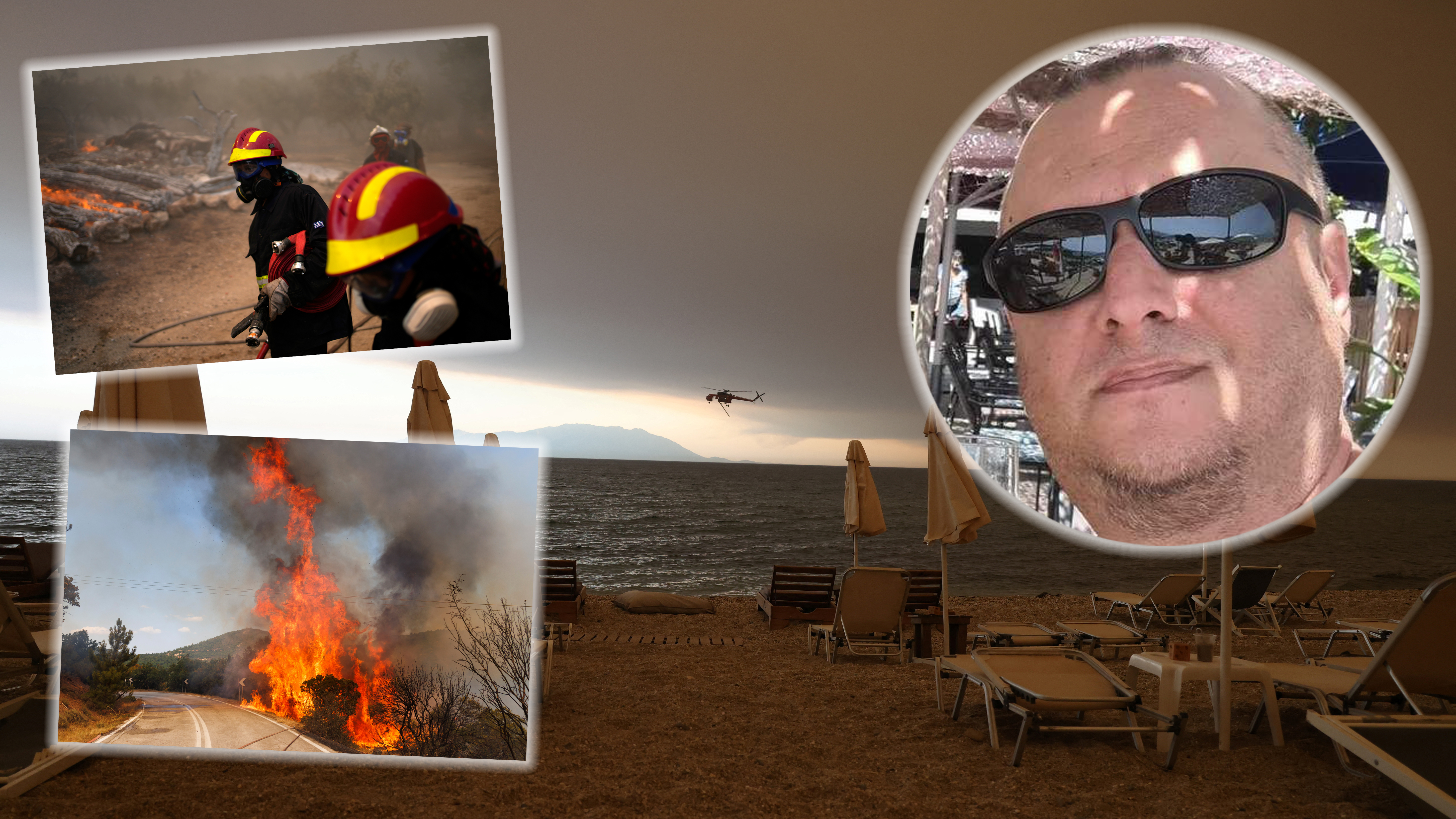 Wildfire rages in Evros region