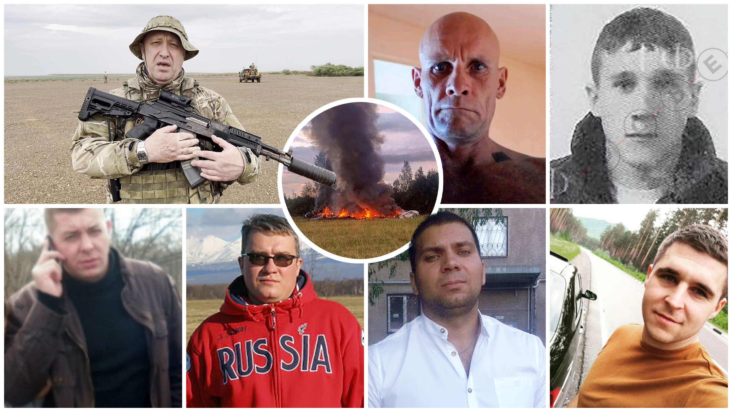 Pad aviona Prigozin putnici kombo