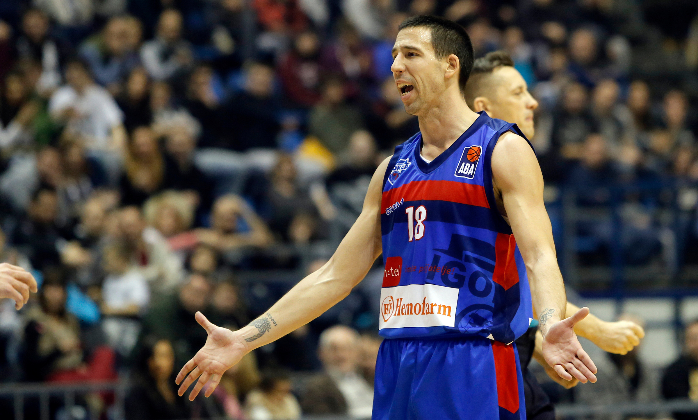 Vuk Radivojevic Aba regionalna liga Partizan - Igokea 27.12.1015. December 27. 2015. (credit image &amp; photo: Pedja Milosavljevic / STARSPORT)