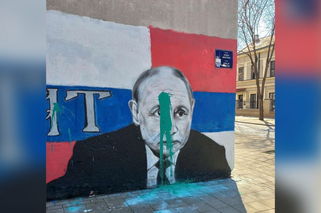 Mural Vladimir Putin