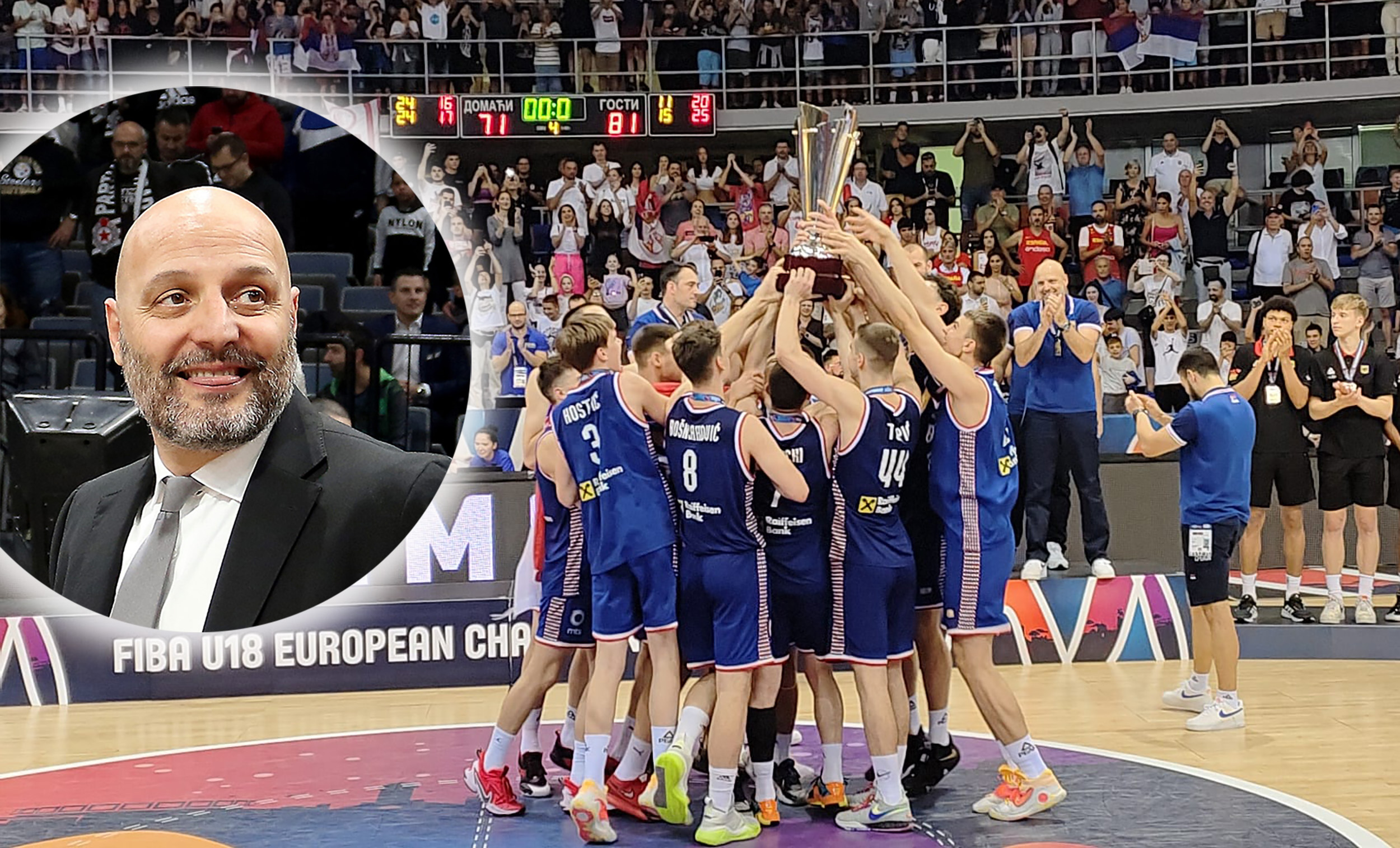 Niš 2023, Srbija košarka šampioni, Saša Đorđević kombo