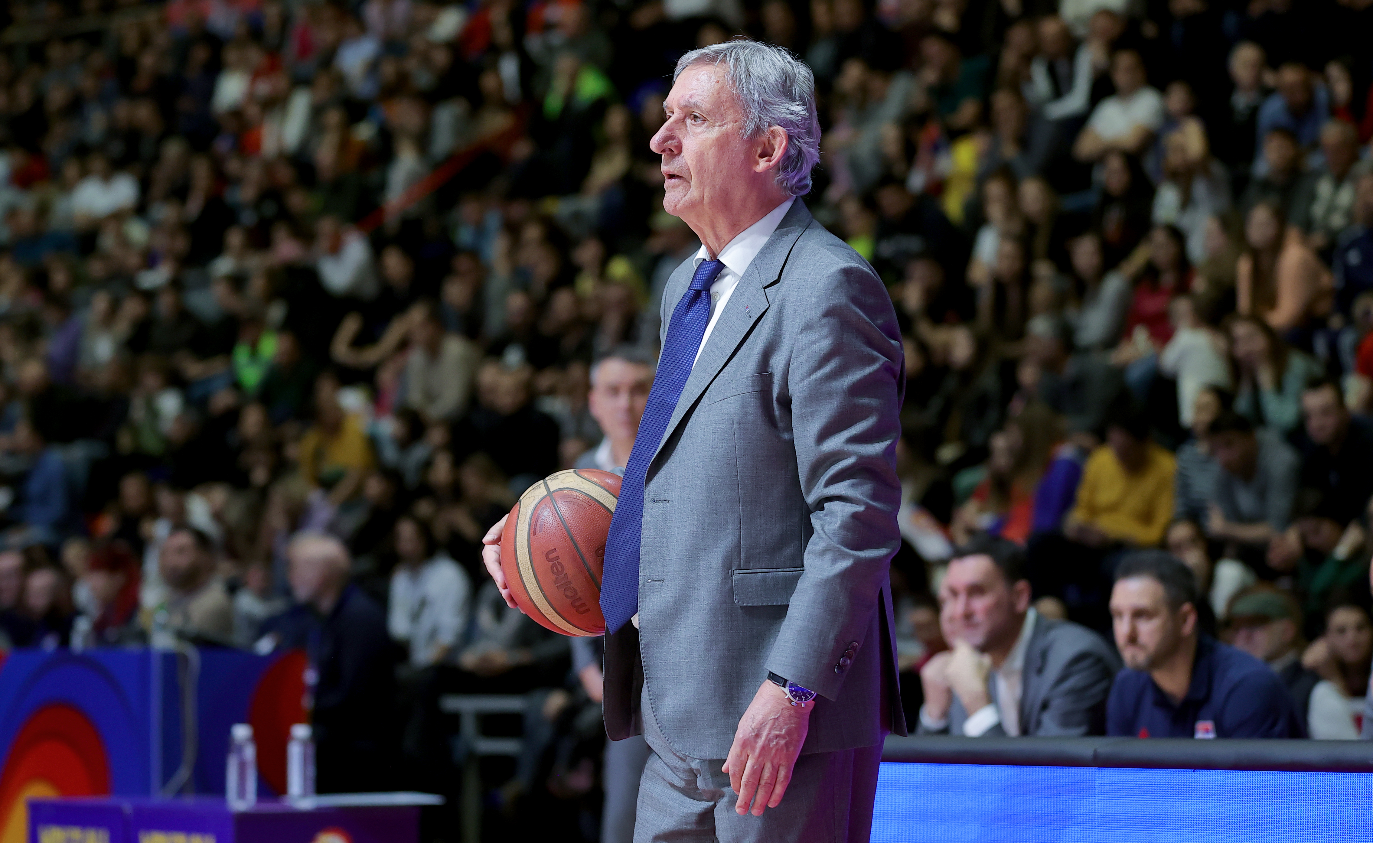 head coach Svetislav Pesic  Srbija - Velika Britanija, kvalifikacije za svetsko prvenstvo FIBA 27 - Feb - 2023. Photo: © 2023 Pedja Milosavljevic / STARSPORT