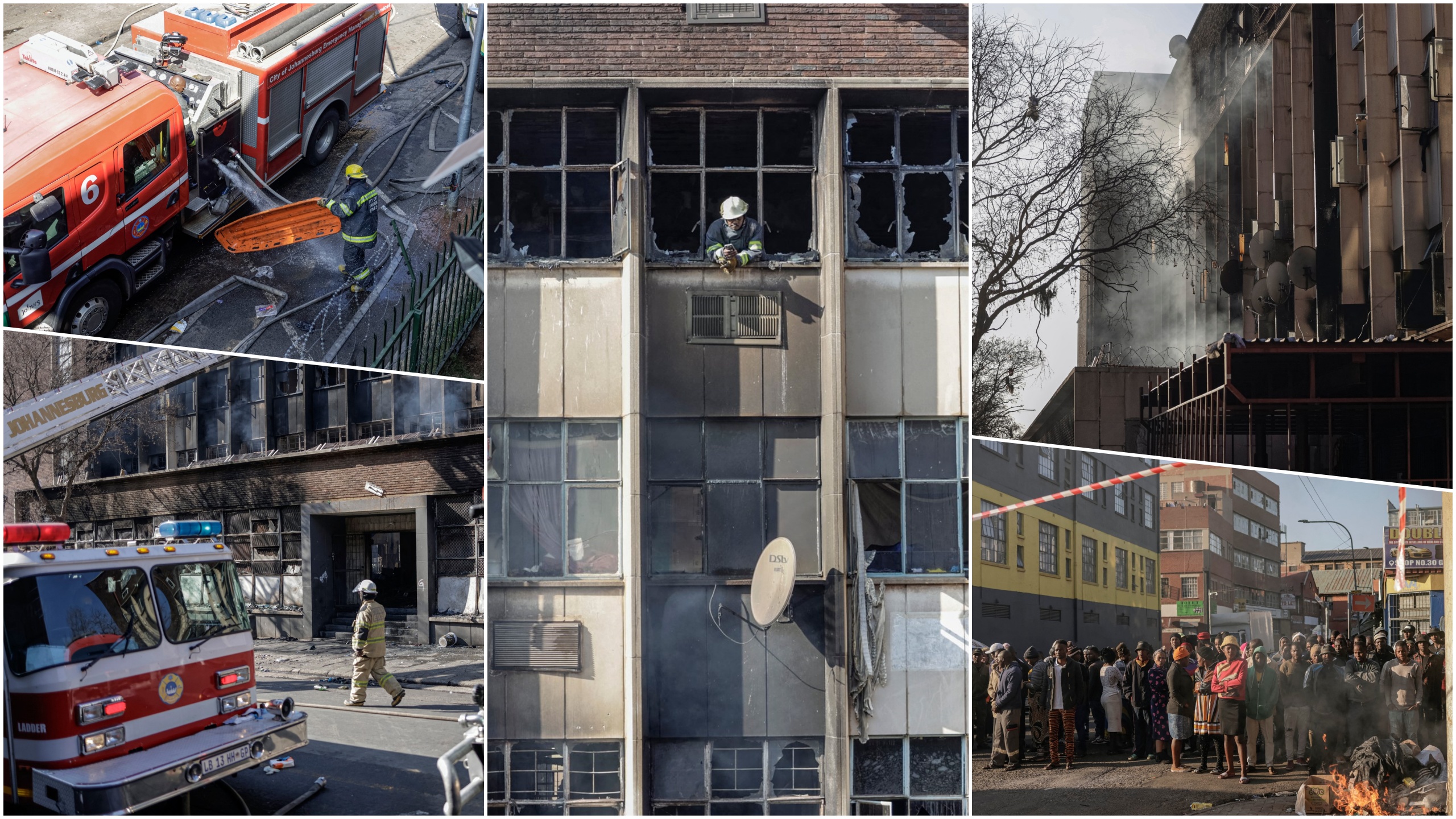 Johanesburg, požar, Johannesburg, kombo Foto: Michele Spatari / AFP / Profimedia
