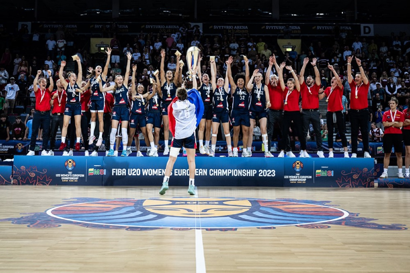 Francuska šampion Evrope, U20, košarka, 2023