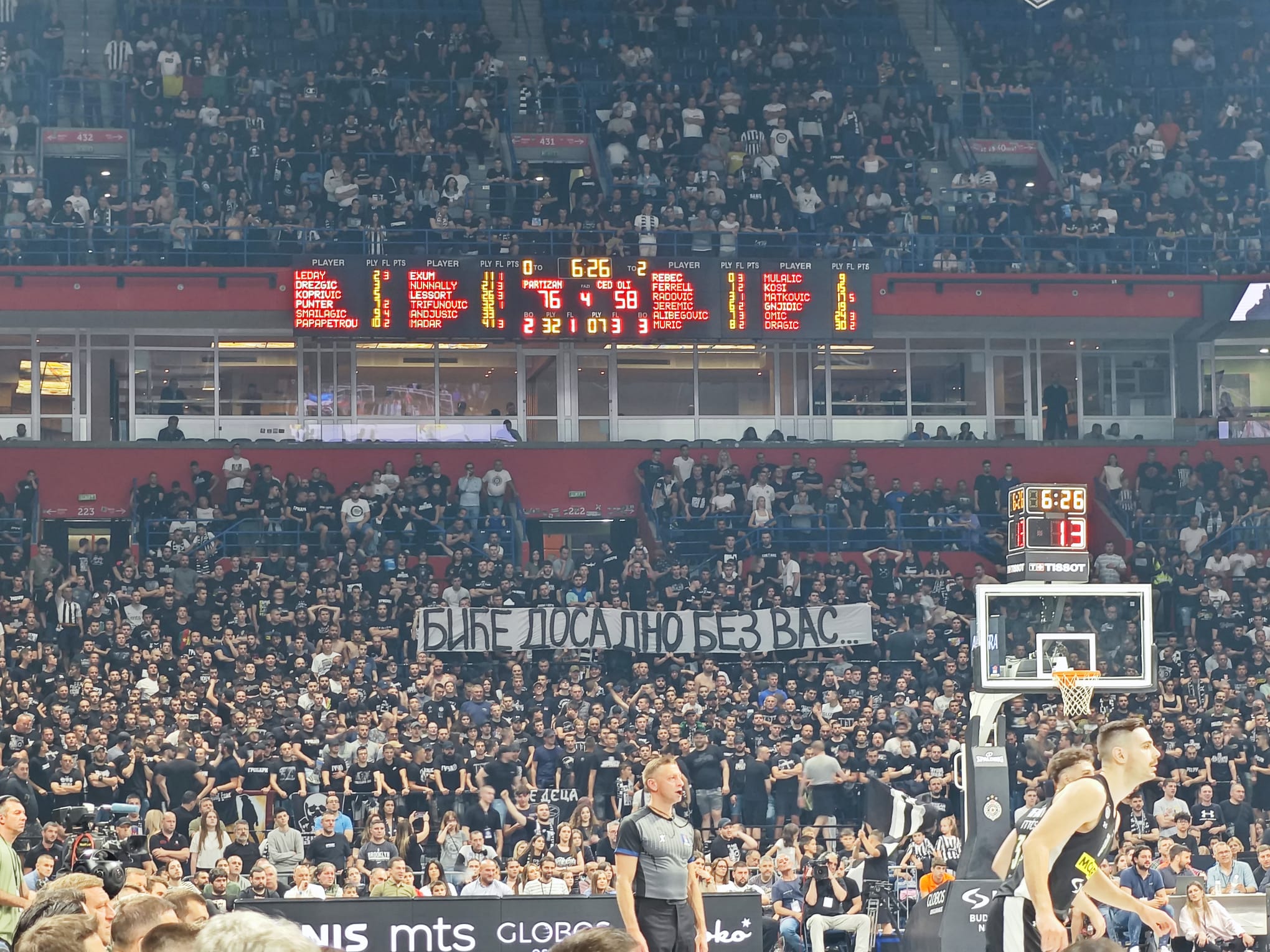 Grobari prozvalu Zvezdu