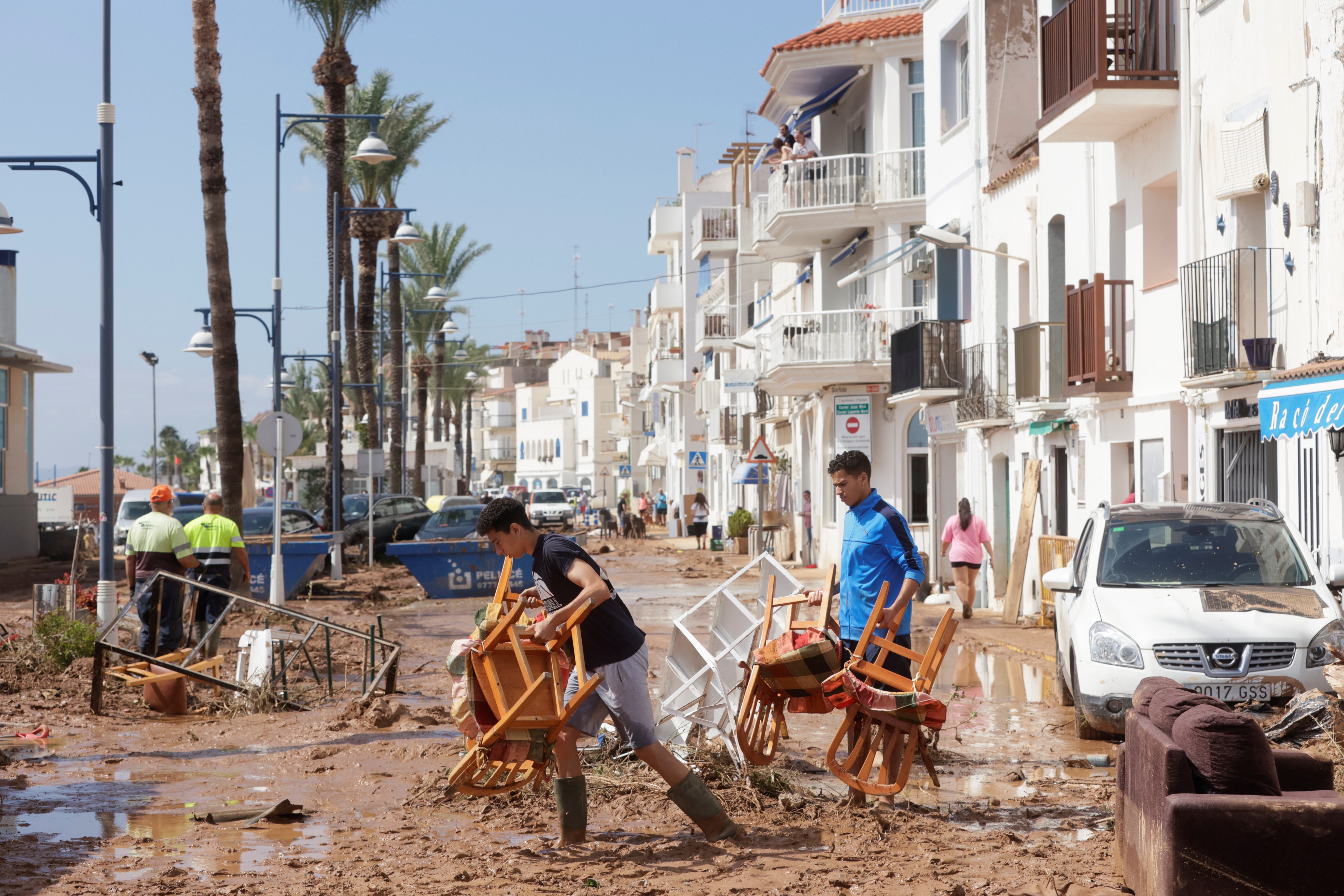 Heavy rains cause damages in Catalonia