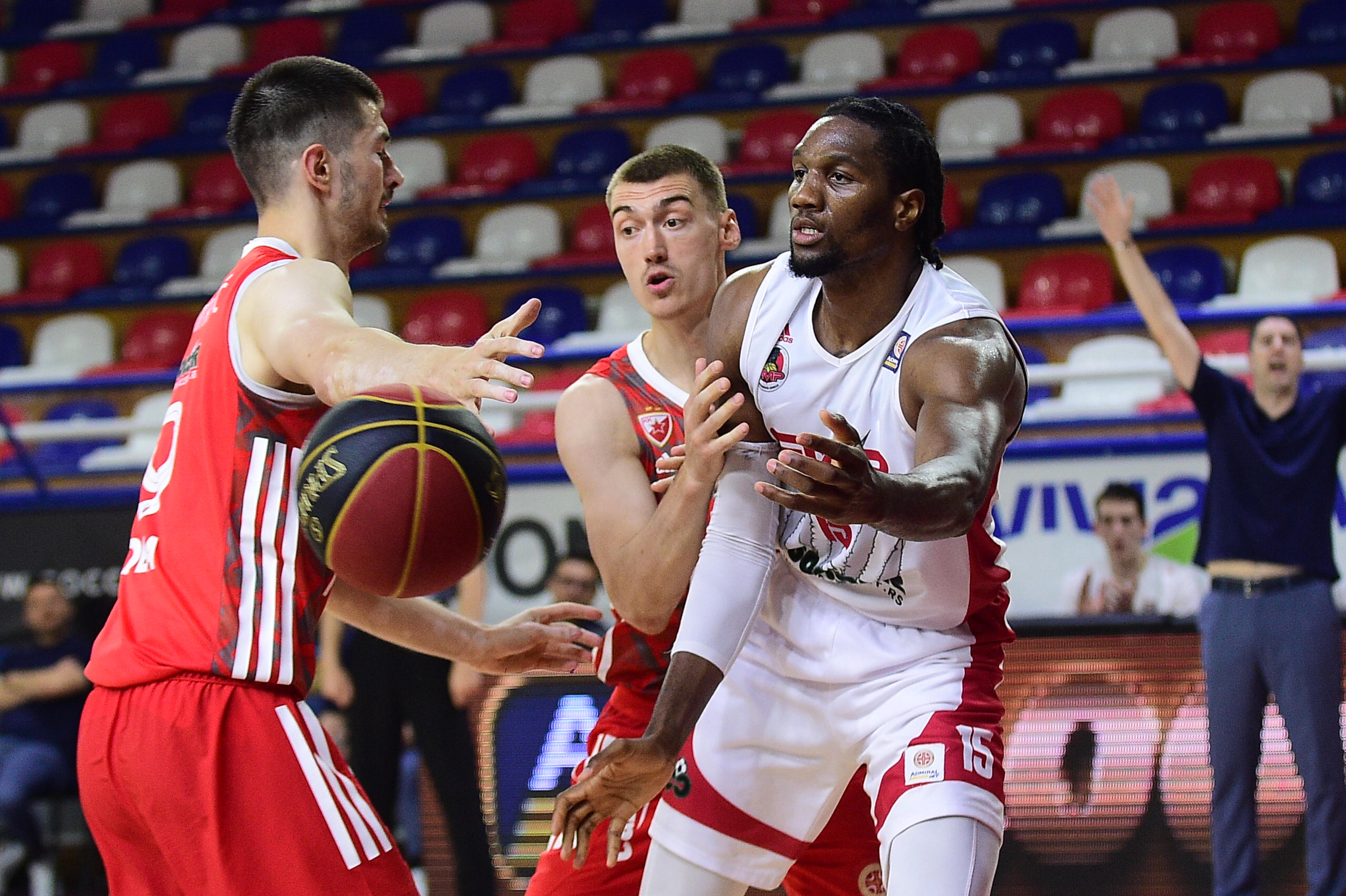 Second final Serbian Basketball League match between kk FMP and kk Crvena Zvezda played at Belgrade, Serbia on June 11th at Zeleznik sports hall. (Photo by Dusan Milenkovic/Starsport.rs ©)