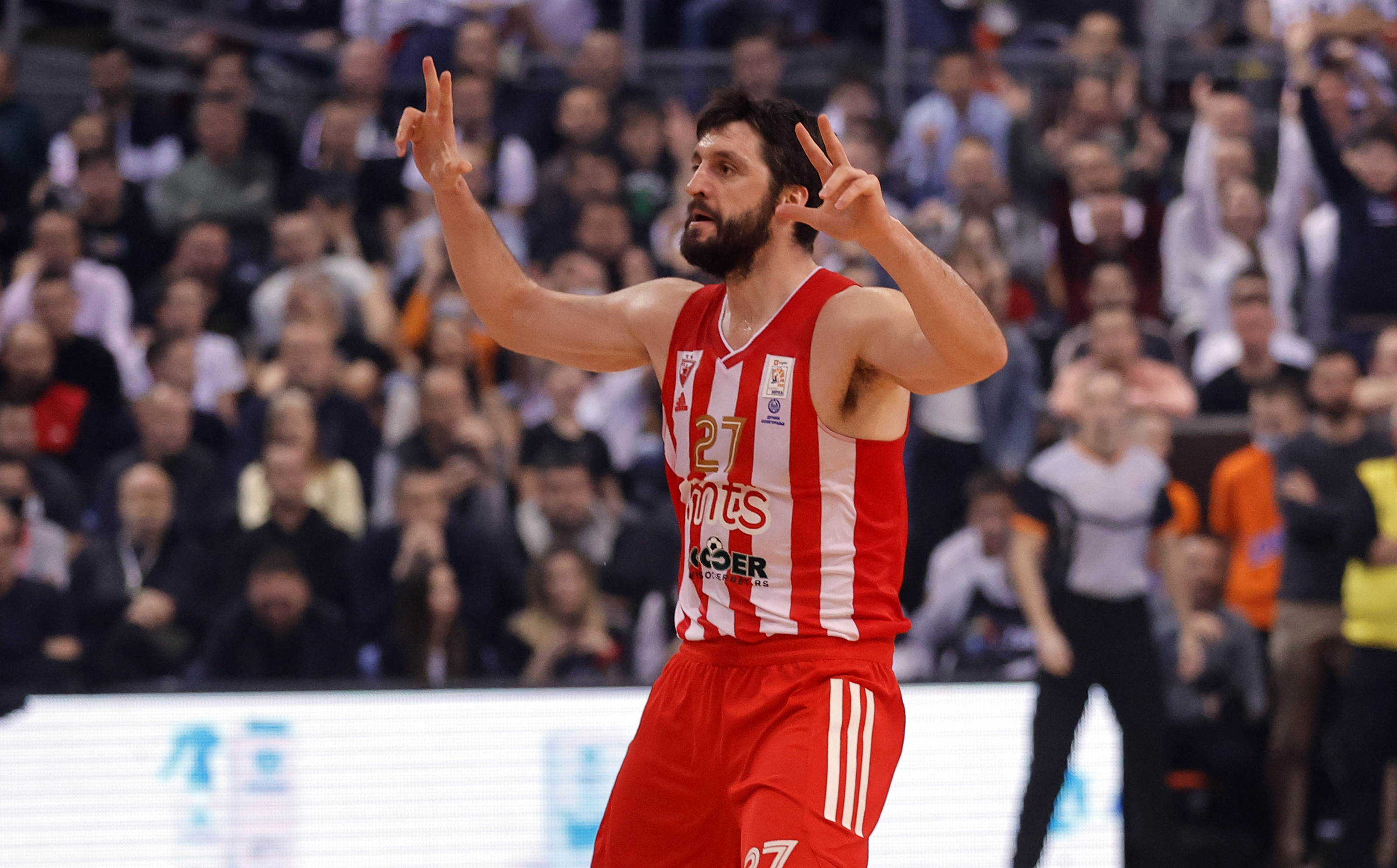 Stefan Markovic  Kup Radivoja Koraca, kup Srbije, finale Crvena Zvezda - Partizan  kosarka, Nis, Srbija 20.2.2022.  photo: Pedja Milosavljevic/STARSPORT