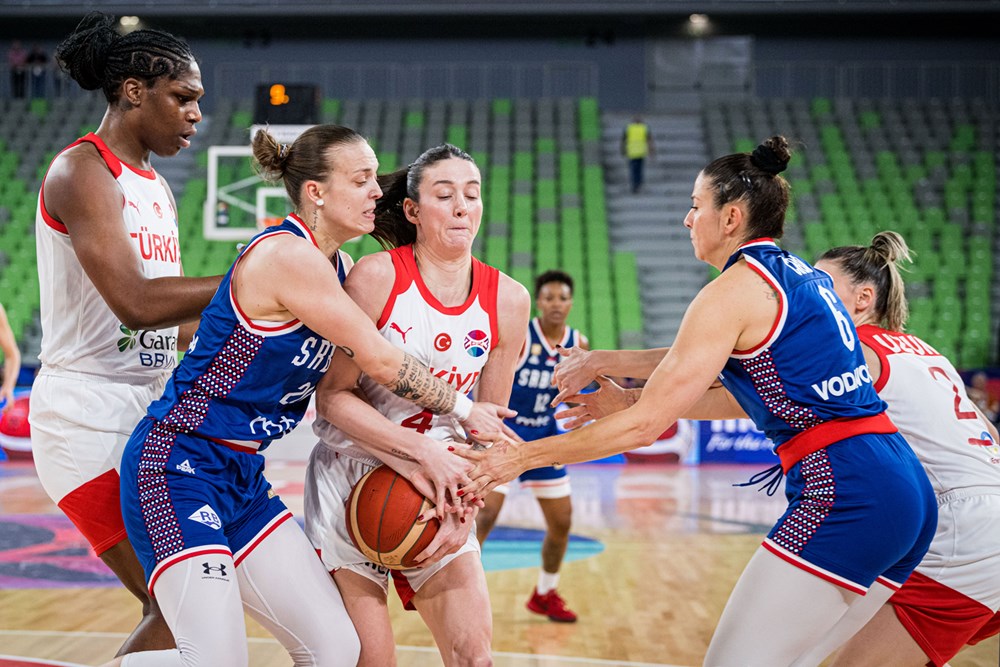 Košarka, žene, Srbija, Turska Foto: fiba.basketball/womenseurobasket/2023