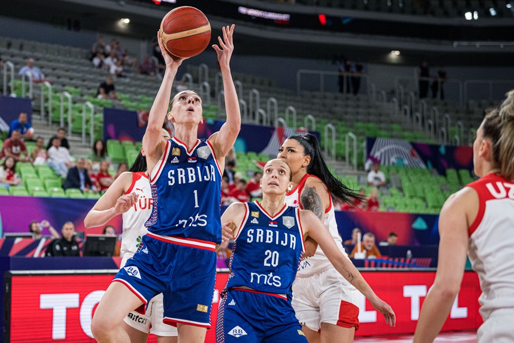 Košarka, žene, Srbija, Turska Foto: fiba.basketball/womenseurobasket/2023