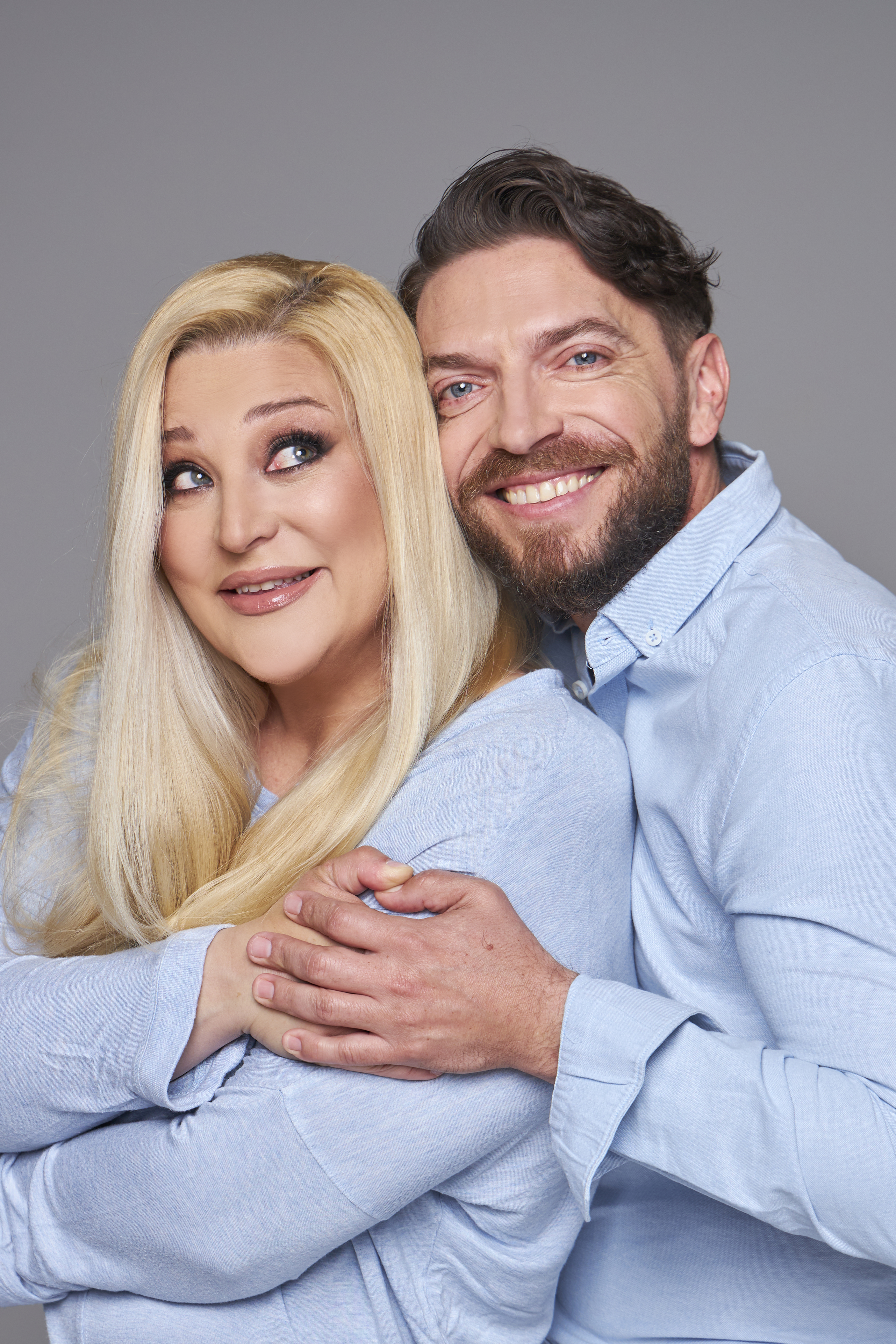 Glumica Nataša Aksentijević i  Peđa Damnjanović, predstava "Kako sam se nadala, dobro se nisam udala" u režiji Miše Obradovića.