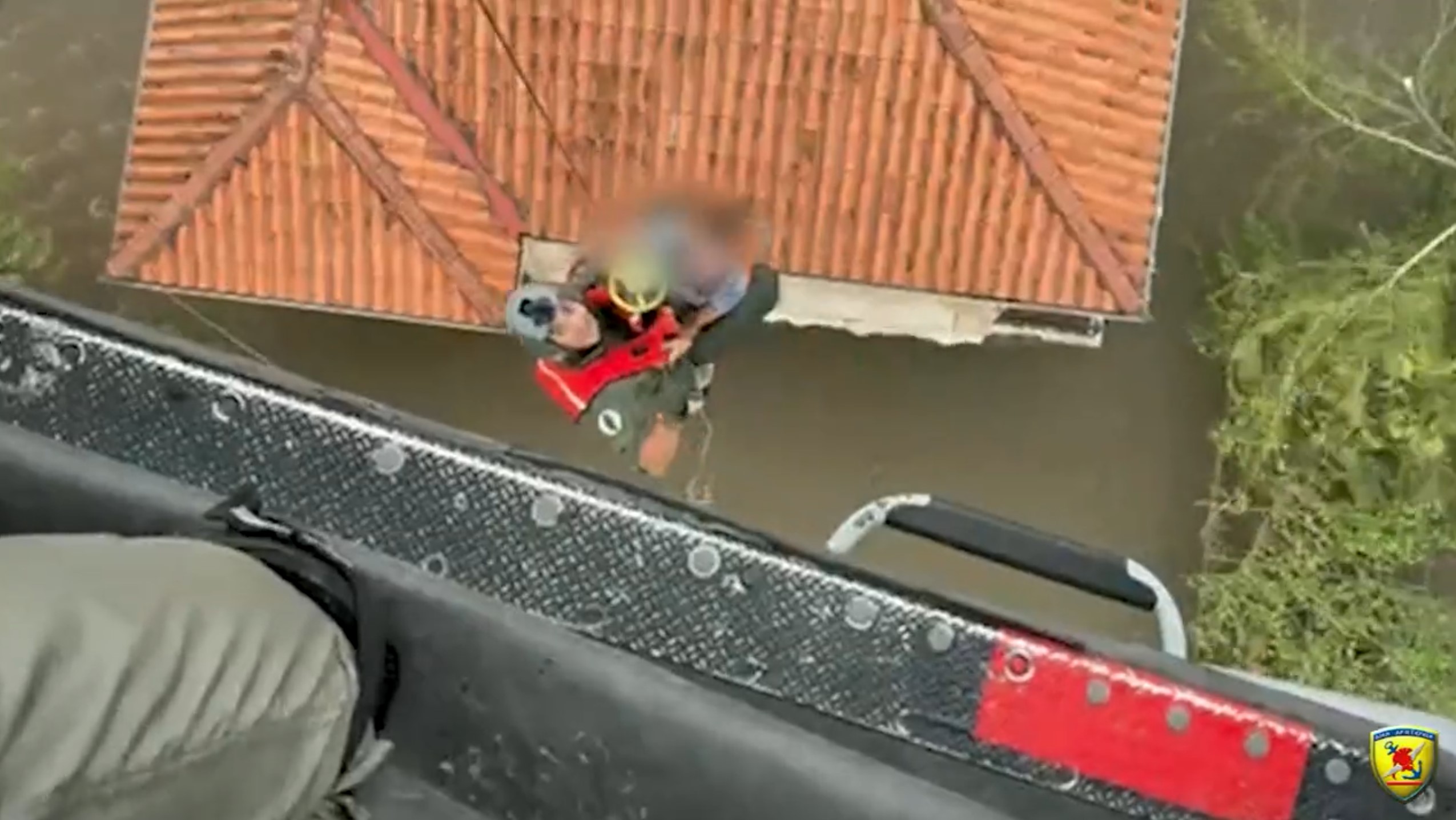 Grčka, spašavanje, helikopter Foto: Printscreen/Twitter/ΓΕΕΘΑ-HNDGS