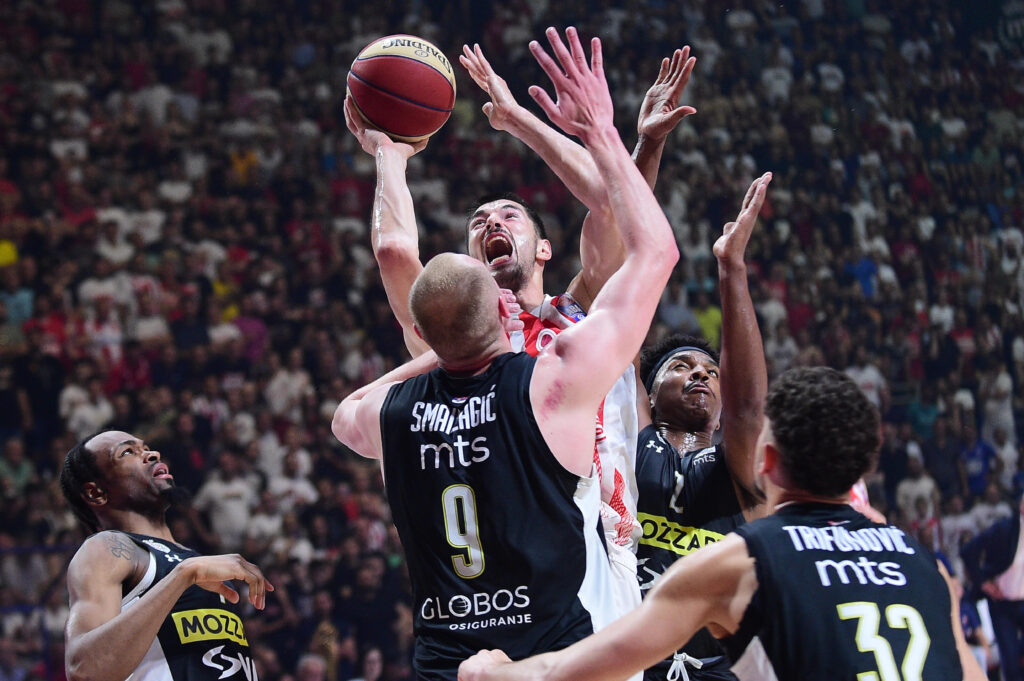 4th game of ABA league finals between kk Crvena Zvezda and kk Partizan, played on June 20th 2023 at Belgrade, Serbia, Aleksandar Nikolic hall. (Photo by Dusan Milenkovic/Starsport.rs ©)