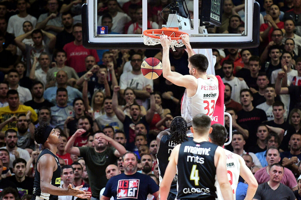 4th game of ABA league finals between kk Crvena Zvezda and kk Partizan, played on June 20th 2023 at Belgrade, Serbia, Aleksandar Nikolic hall. (Photo by Dusan Milenkovic/Starsport.rs ©)