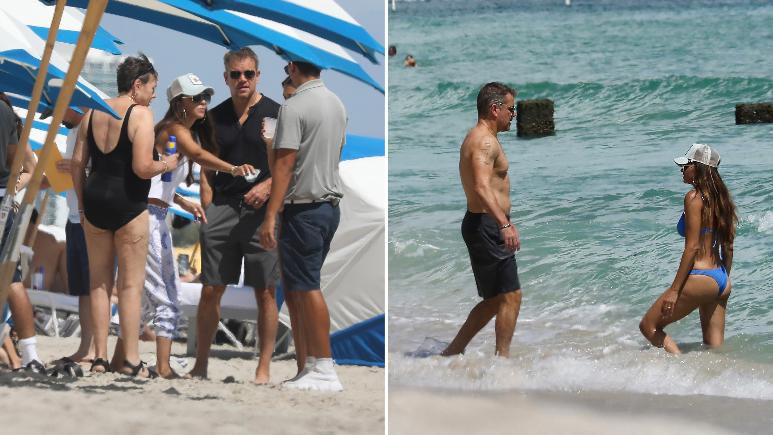 Matt Damon i Luciana Barroso
