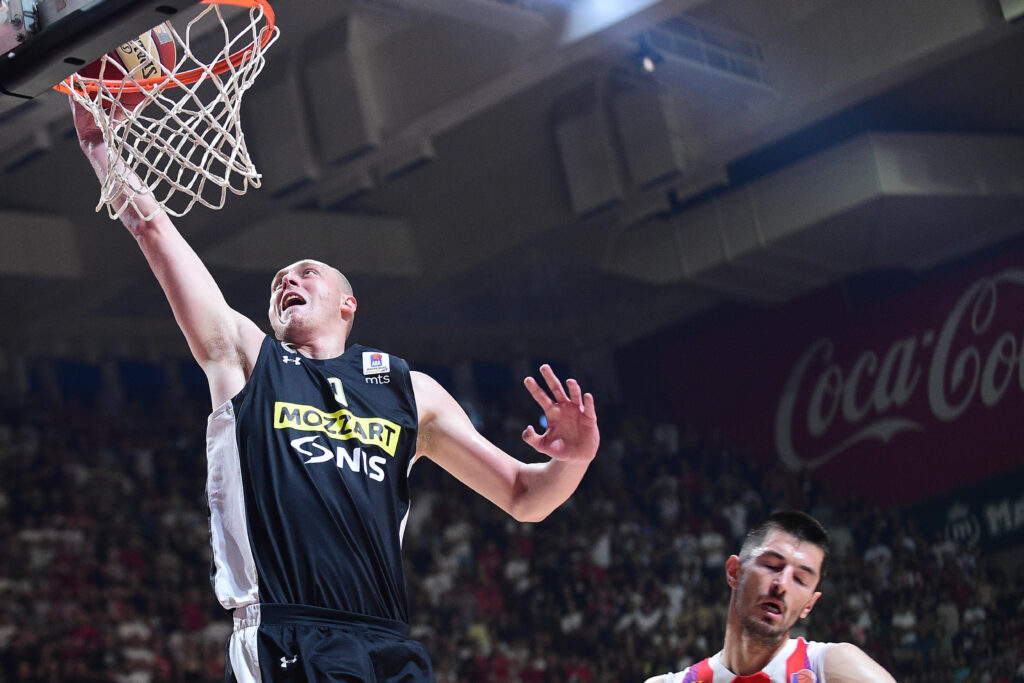 4th game of ABA league finals between kk Crvena Zvezda and kk Partizan, played on June 20th 2023 at Belgrade, Serbia, Aleksandar Nikolic hall. (Photo by Dusan Milenkovic/Starsport.rs ©)