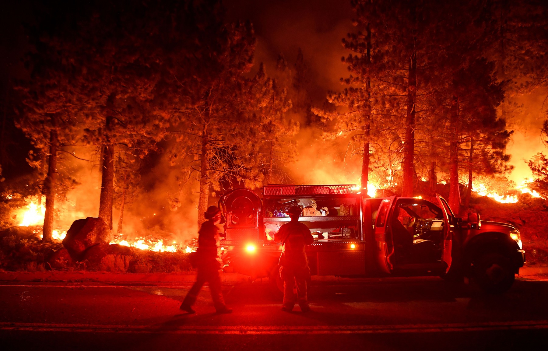 Calfor Fire, Lake Tahoe, Lake Tahoe, California, Usa - 02 Sep 2021