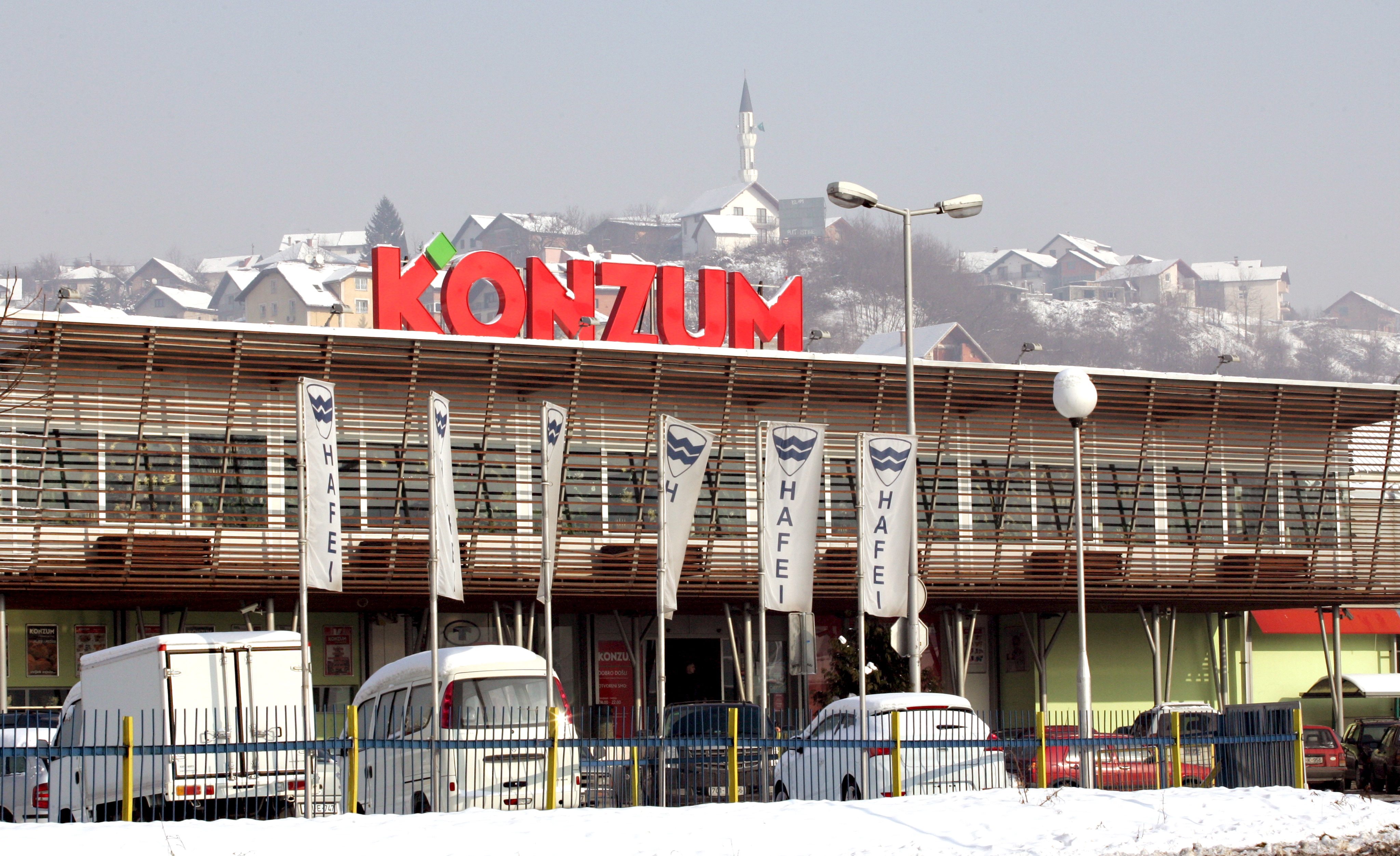 Konzum shopping center in Sarajevo