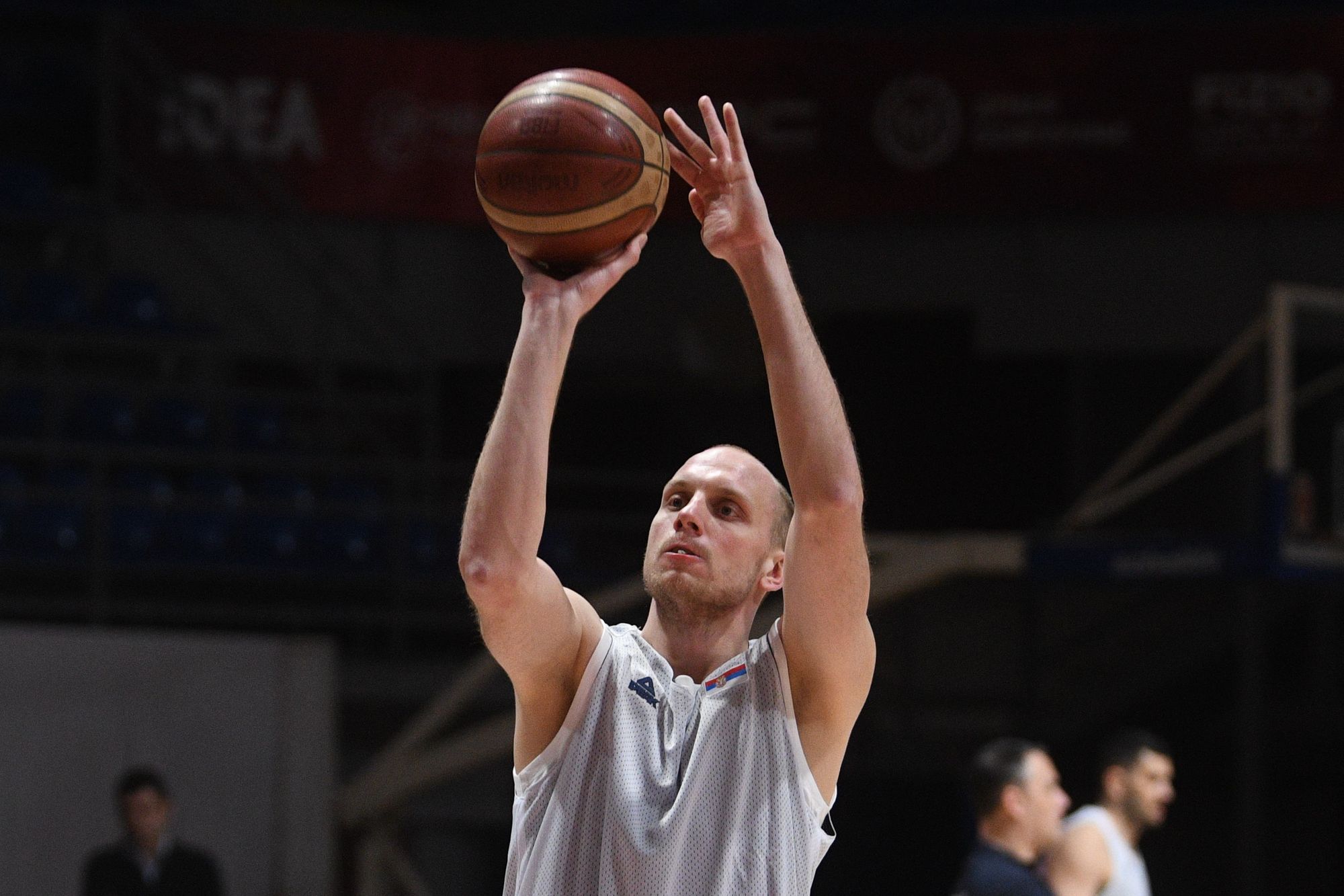 Beograd, 21.02.2023. Hala Aleksandar Nikolić, tj. Hala Pionir, Trening košarkaša Srbije, košarkaši, košarkaški trening Foto: Filip Krainčanić/Nova.rs