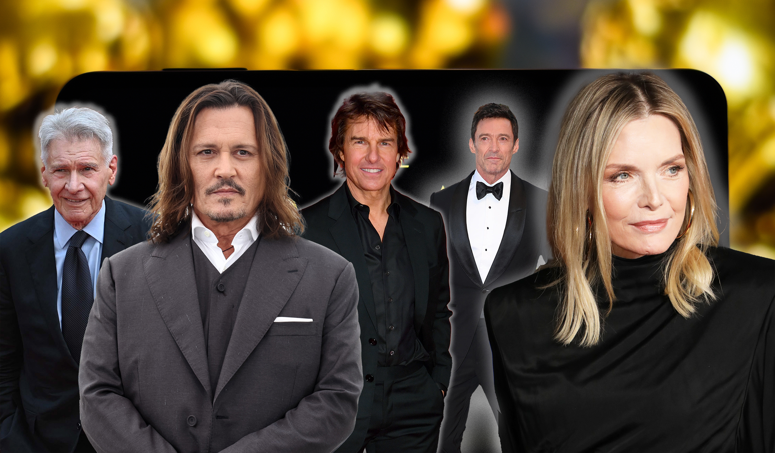 slavni glumci koji nikada nisu uspeli da osvoje oskara, oskar, Harison ford, džoni dep, mišel fajfer, tom kruz, hju džekman