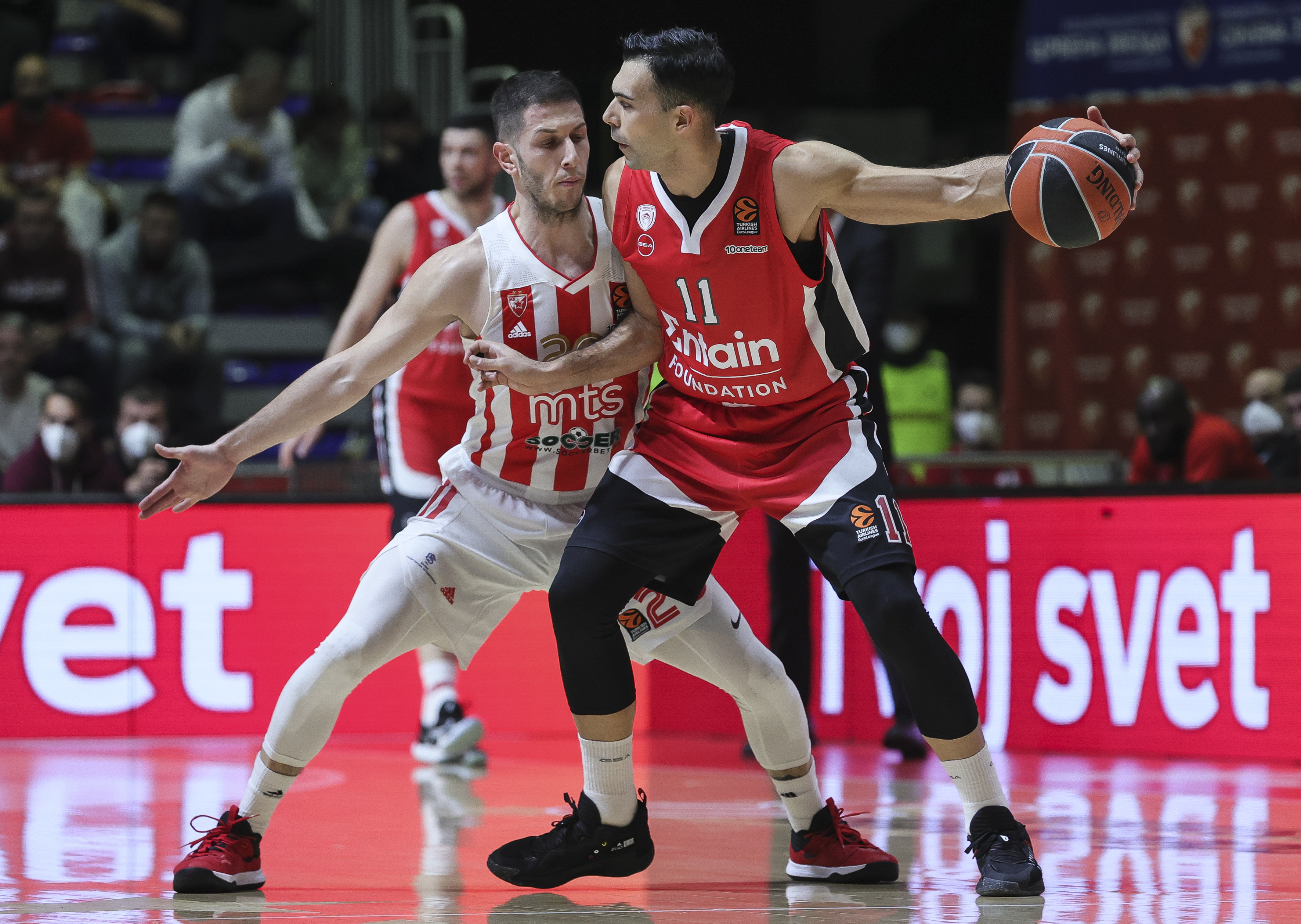 Crvena Zvezda v Olympiacos Piraeus-Euroleague 2021/22