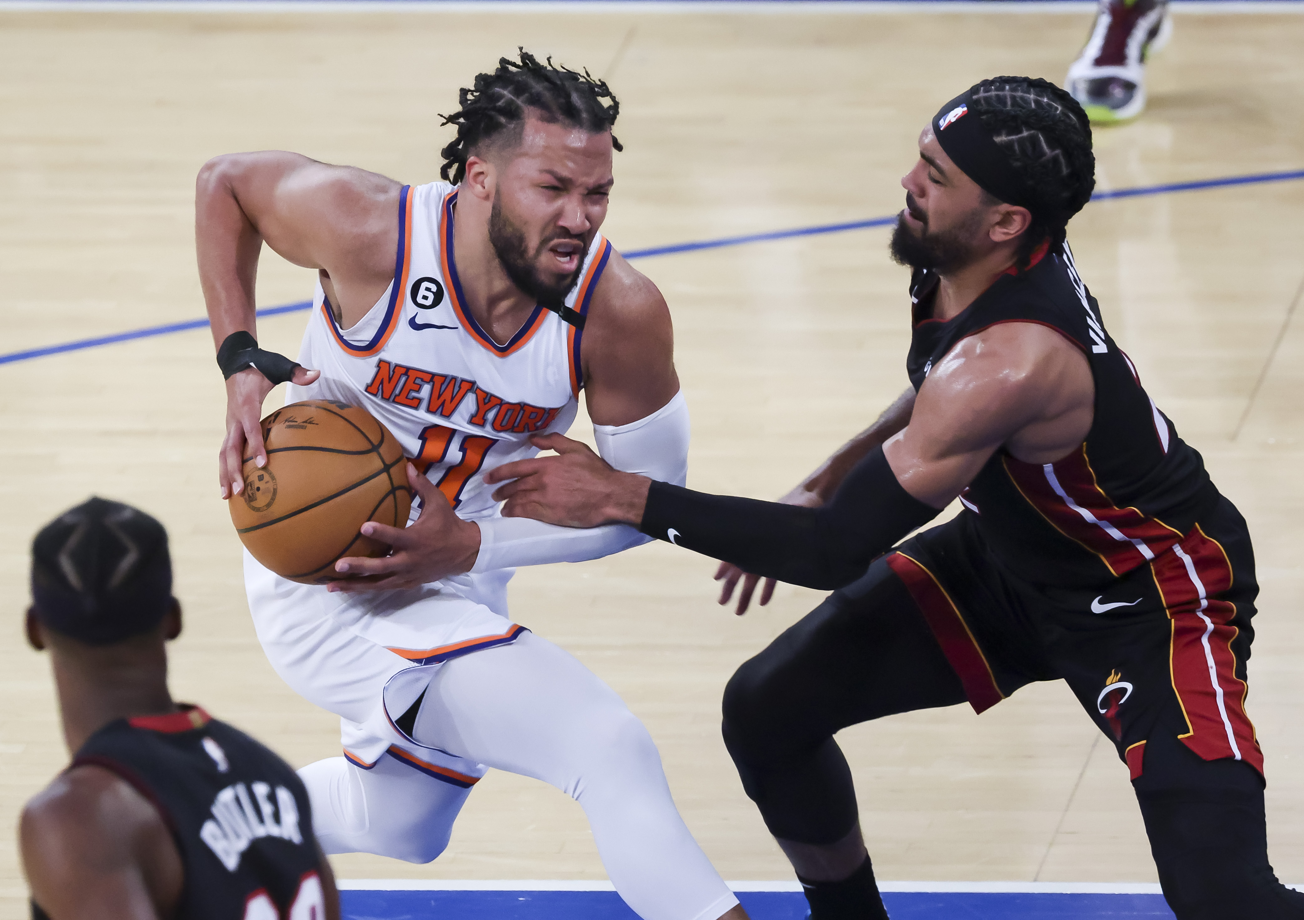 NBA Playoffs - Miami Heat at New York Knicks