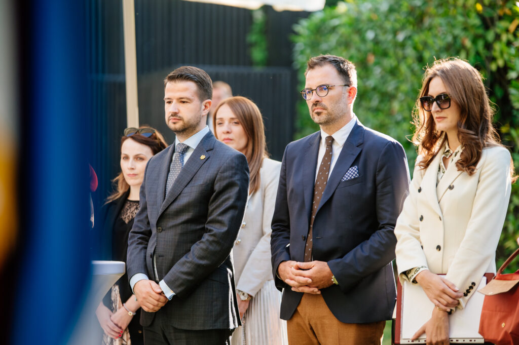 Beograd, 9. jula 2023 - Predsednik Crne Gore Jakov Milatovic prisustvovao je svecanom prijemu u Crnogorskoj kuci u Beogradu, u okviru prve zvanicne posete Srbiji. FOTO TANJUG/ KABINET PREDSEDNIKA CRNE GORE/bs