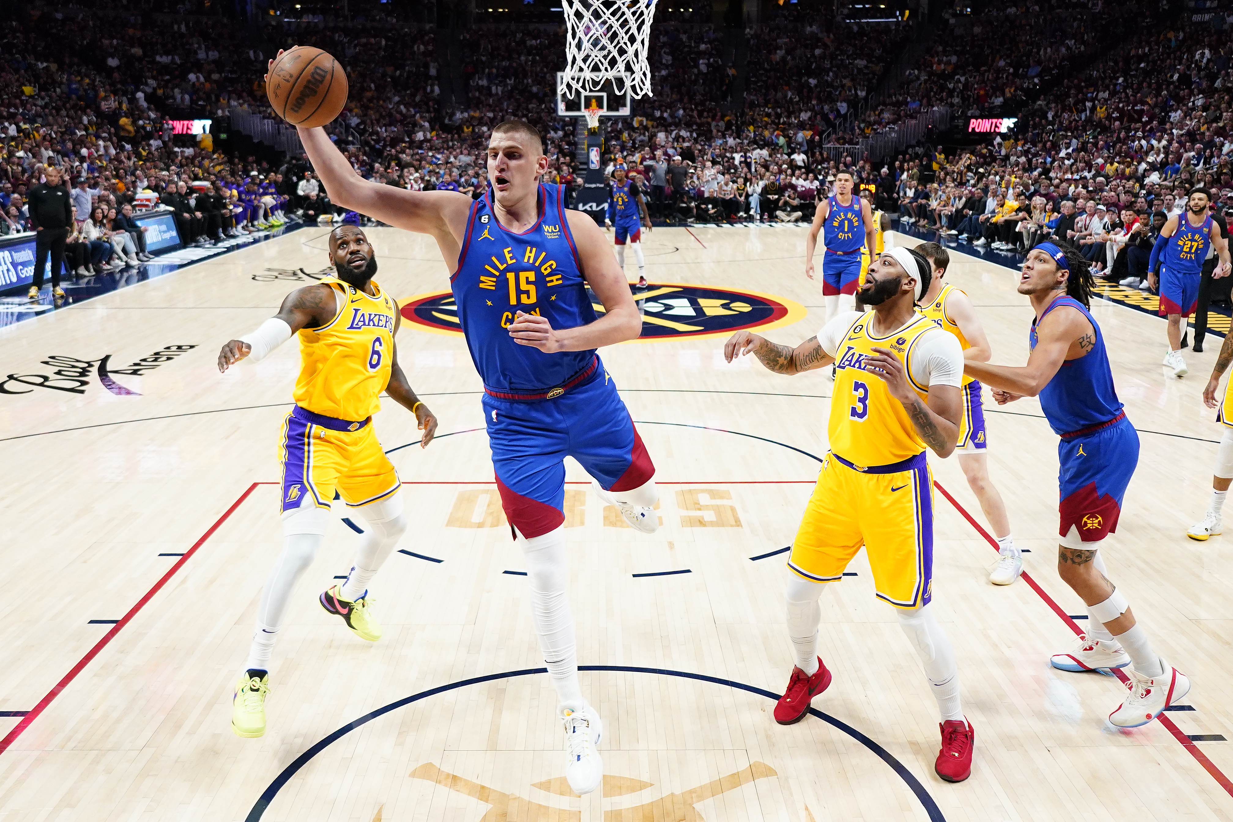 Lakers Nuggets Basketball