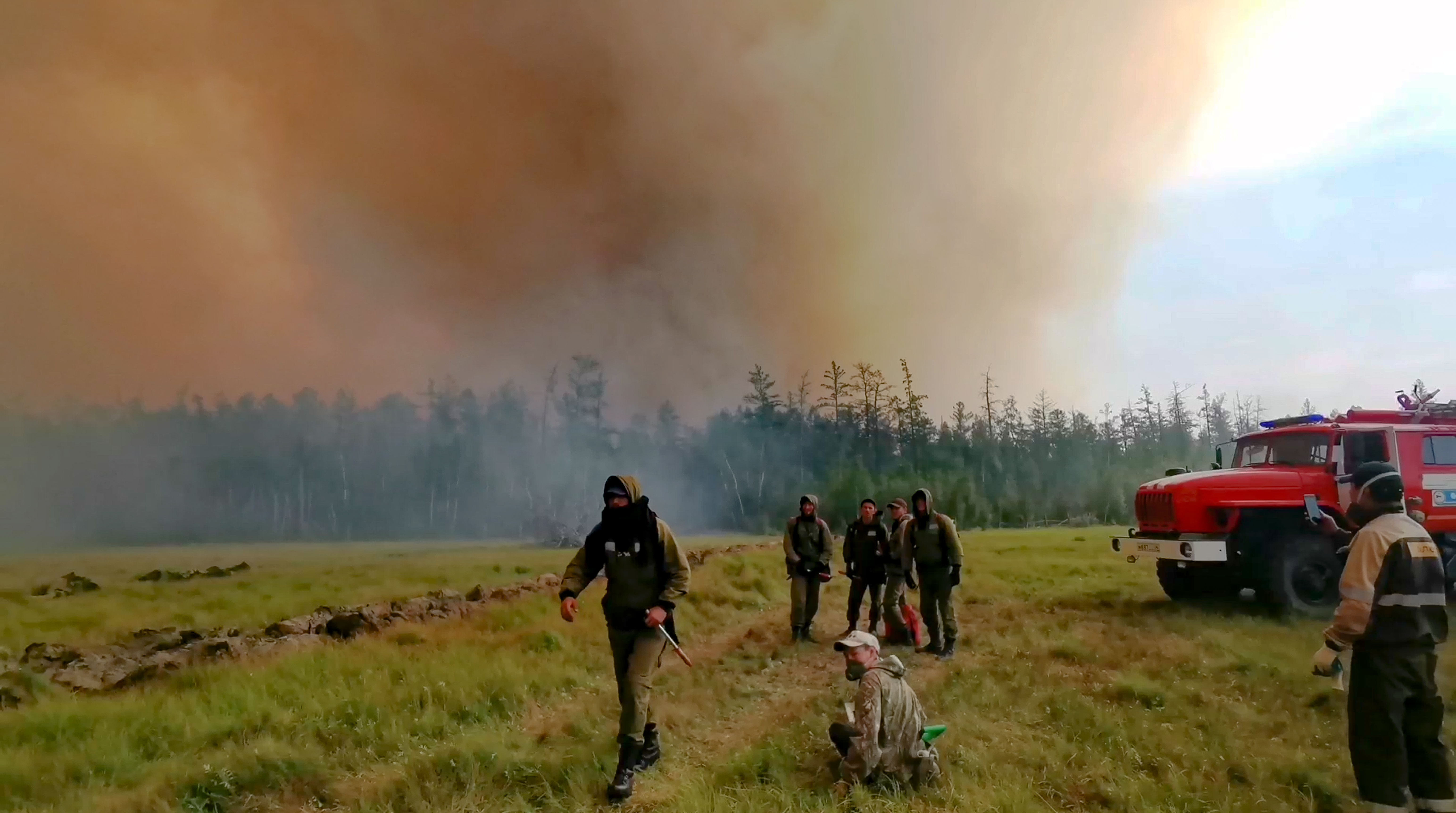 Russia Wildfires Pozar Rusija