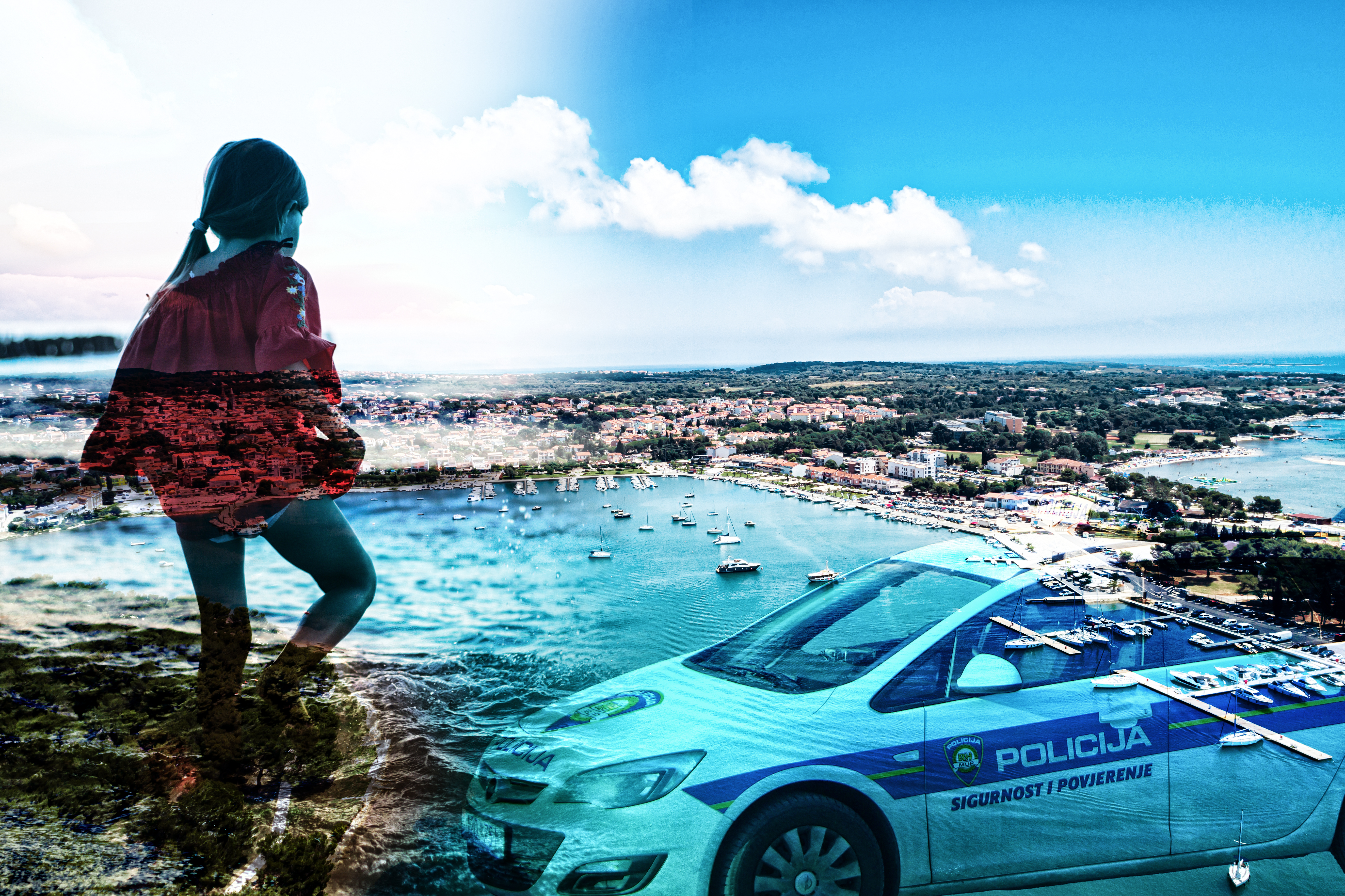 Tragedija u Istri: Preminula devojčica (5), policija utvrđuje okolnosti Medulin policija devojčica davljenje Aerial view from Medulin town and Medulin marina under beautiful blue sky with nice white clouds aerial view, Croatia