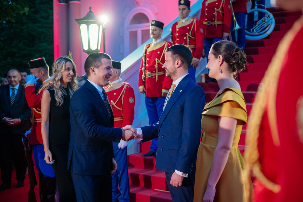 cetinje aleksa becic  jakov i milena milatovic Sa prijema na Cetinju povodom Dana državnosti
