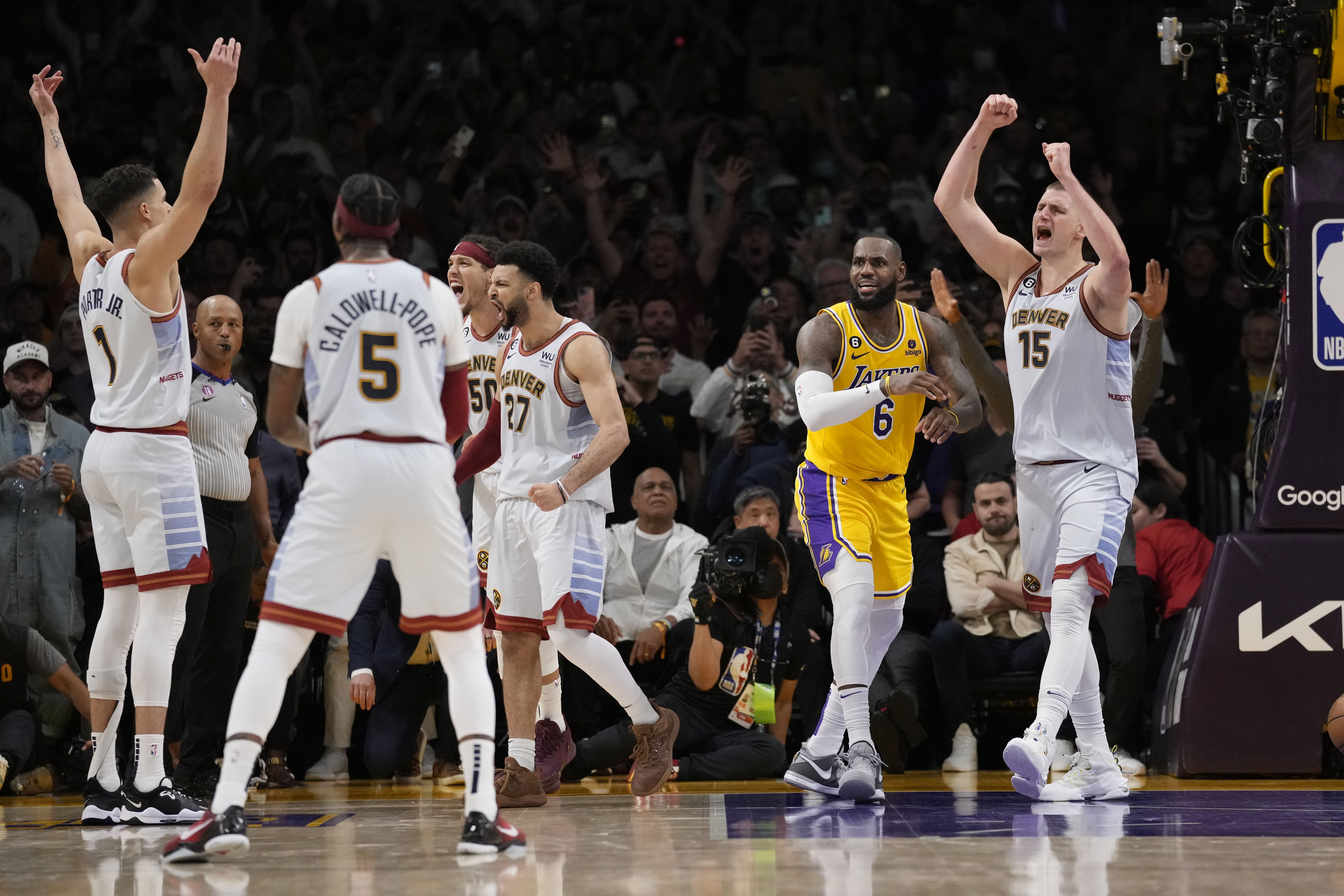 Nuggets Lakers Basketball