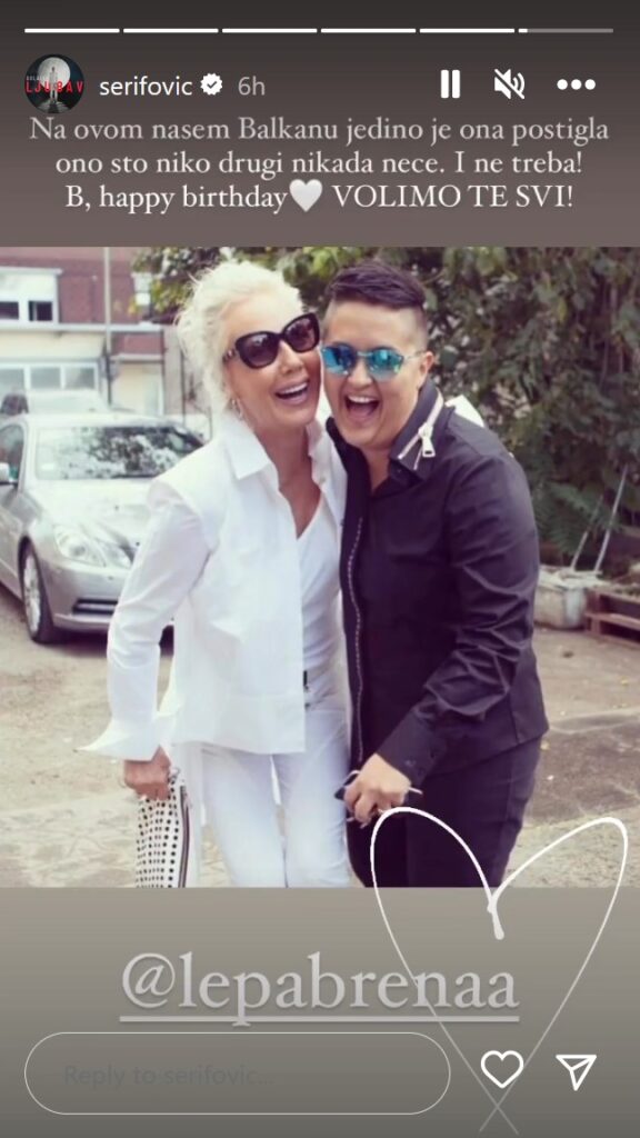 Lepa Brena i Marija Šerifović Foto: Instagram/serifovic
