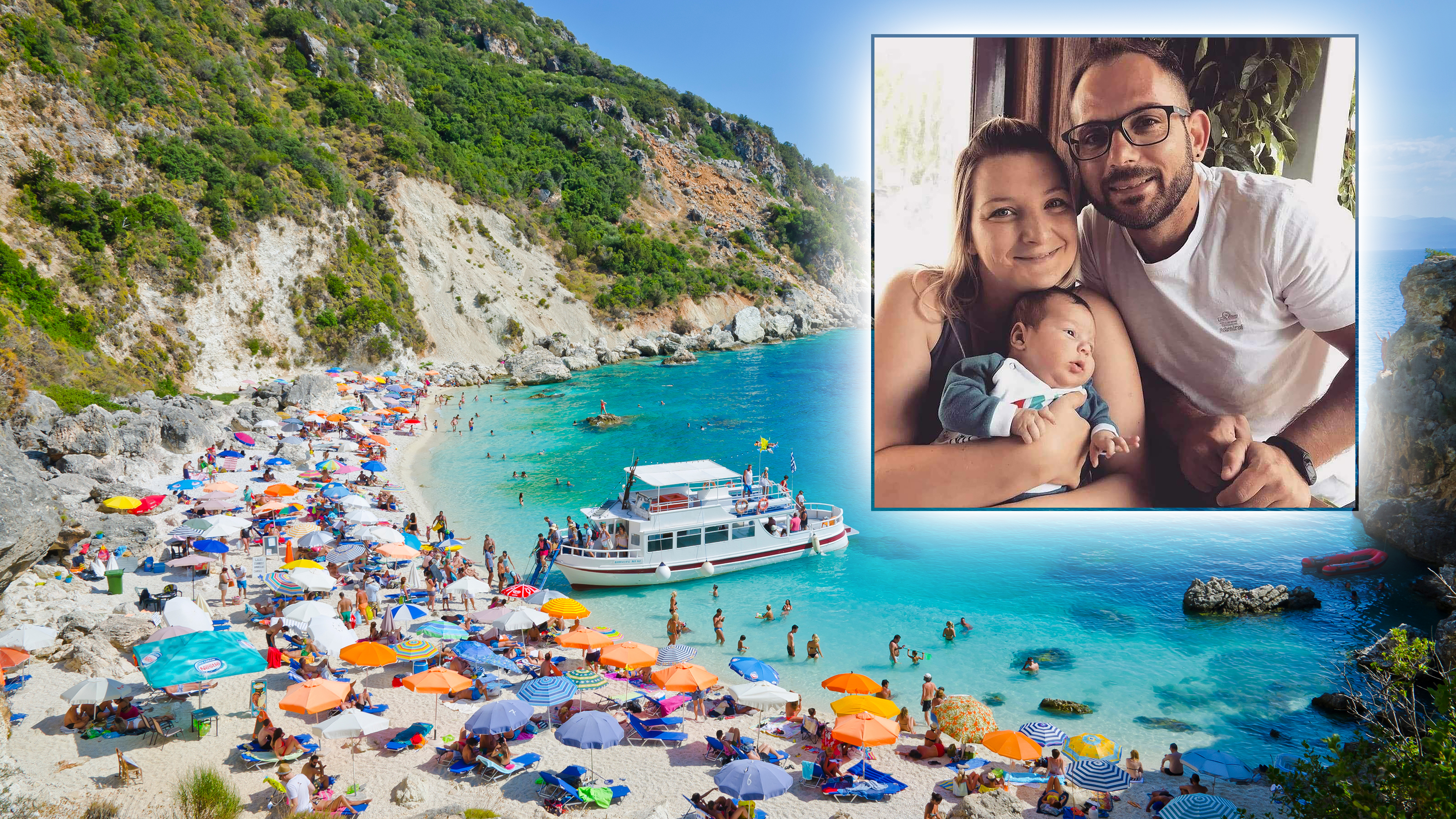 AGIOFILI BEACH, LEFKADA, GREECE - AUGUST 27, 2016:  Agiofili - beautiful beach and bay on Lefkada Island, which attracts many tourists in summer. txt je o ljubavnoj prici Srpkinje i Grka)
Fotke su ustupljene, privatna arhiva/ Svetlana Fortini