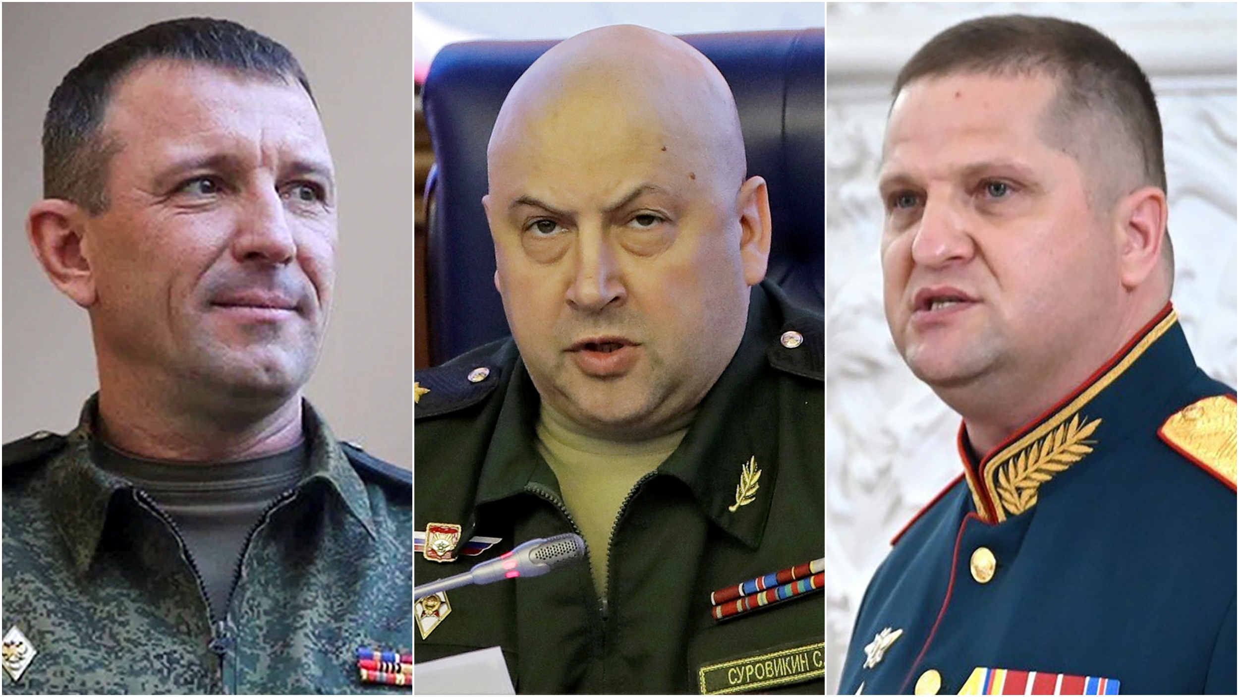 Ivan Popov Oleg Tsokov Sergei Surovikin