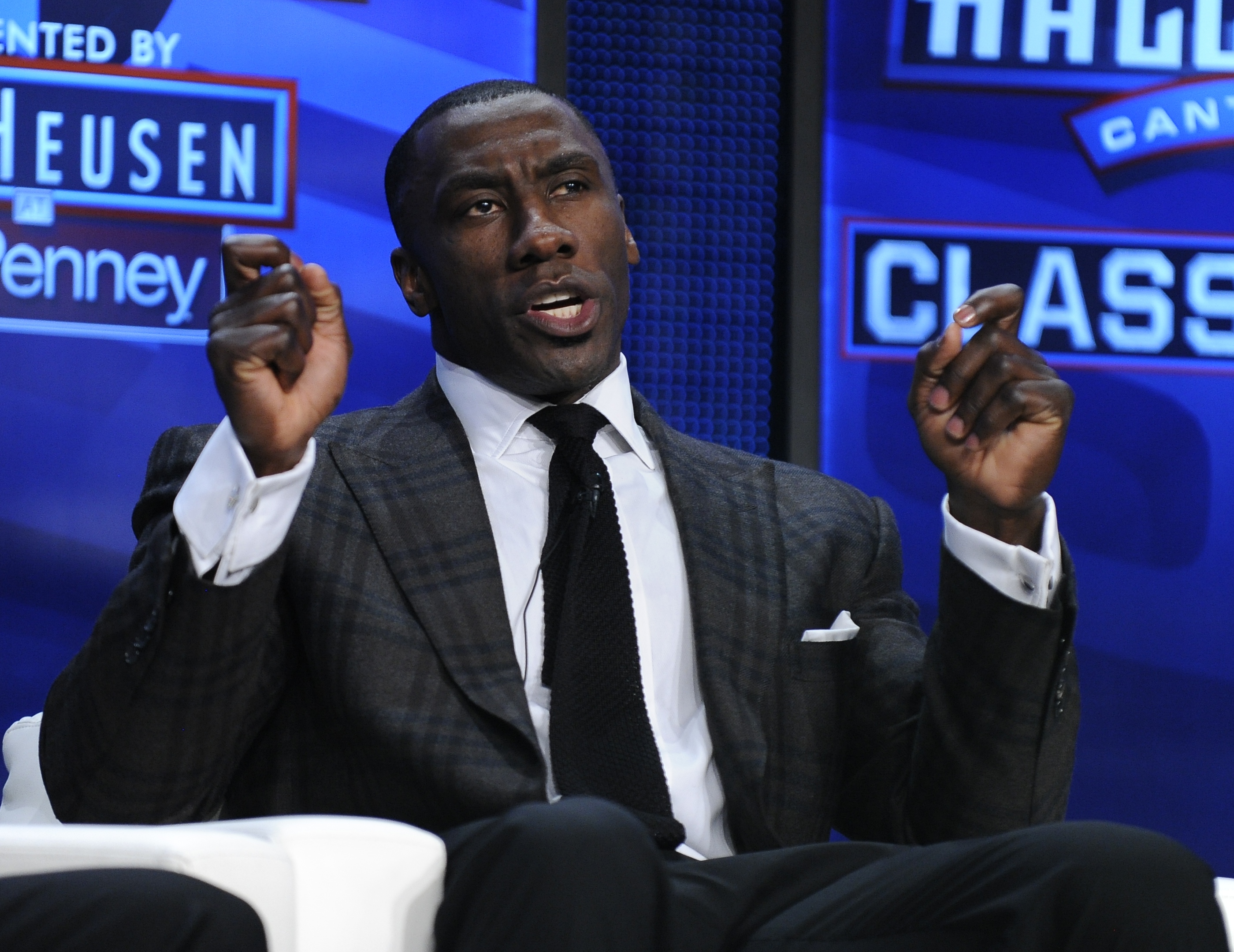 Super Bowl XLV press conference with Shannon Sharpe