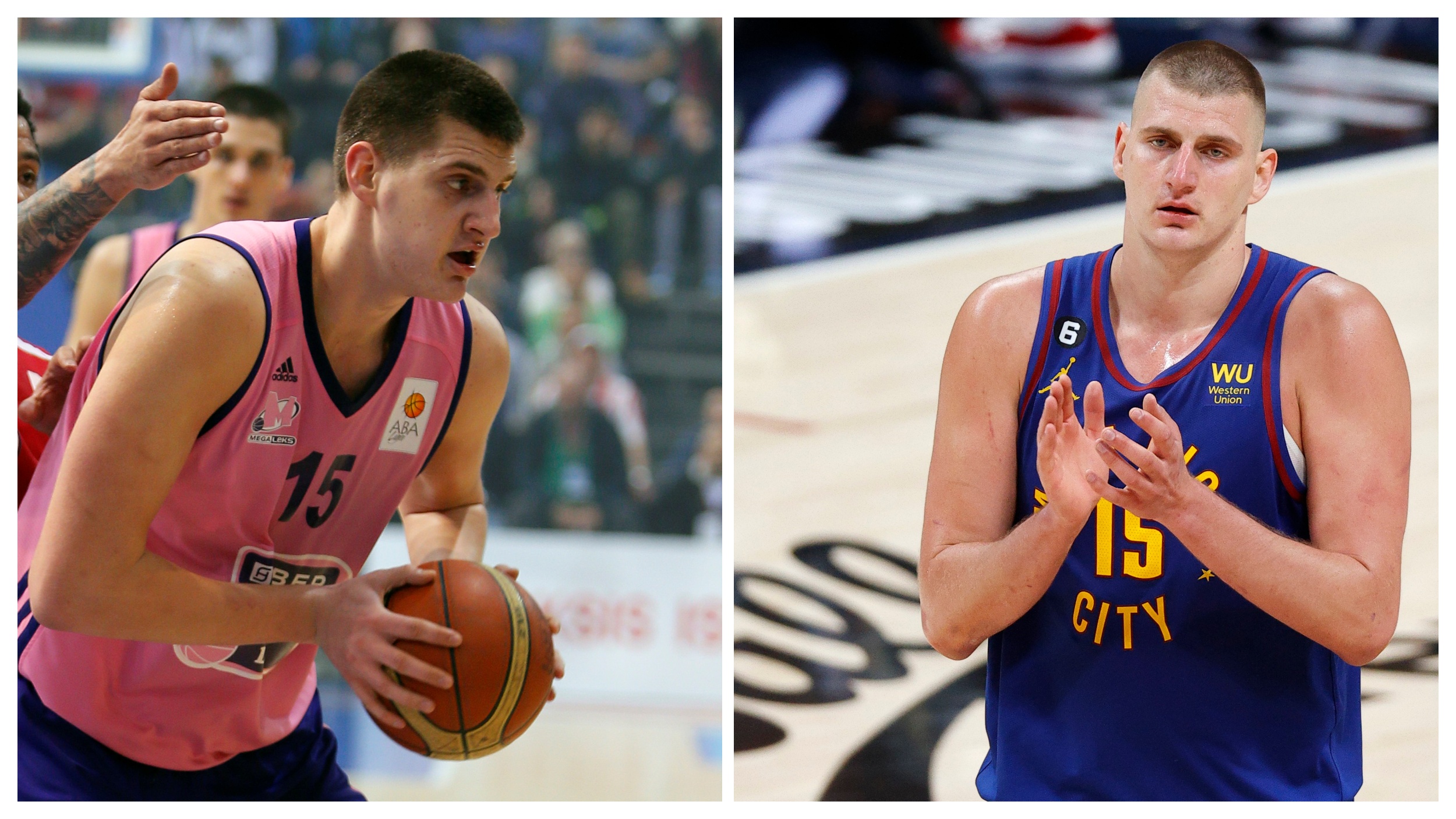 Nikola Jokić, dres Mege, dres Nagetsa kombo