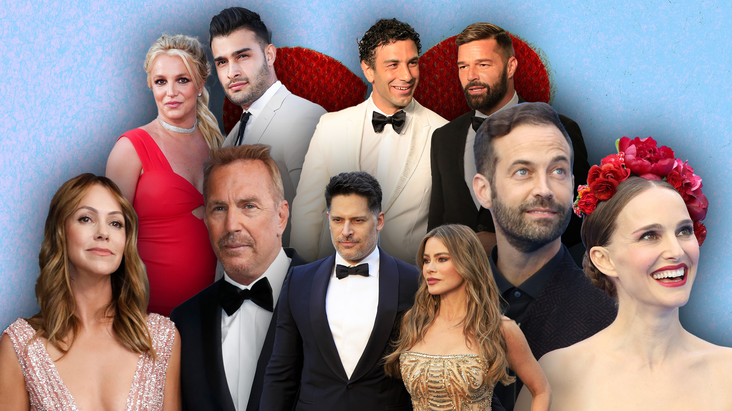 Razvodi poznatih, 
Britni Spirs i Sem Ašgari
Kevin Kostner i Kristin Baumgartner
Natali Portman i Bendžamin Milpejd
Sofija Vergara i Džo Manganelo
Riki Martin i njegov bivši muž Džvan Jozef
