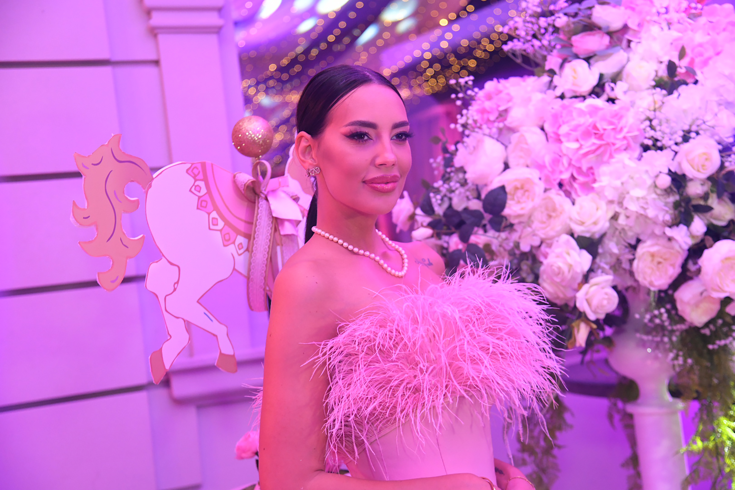 Beograd 15.12.2022. Rodjendan deteta Katarine Grujić i Marka Gobelja u Topcidercu