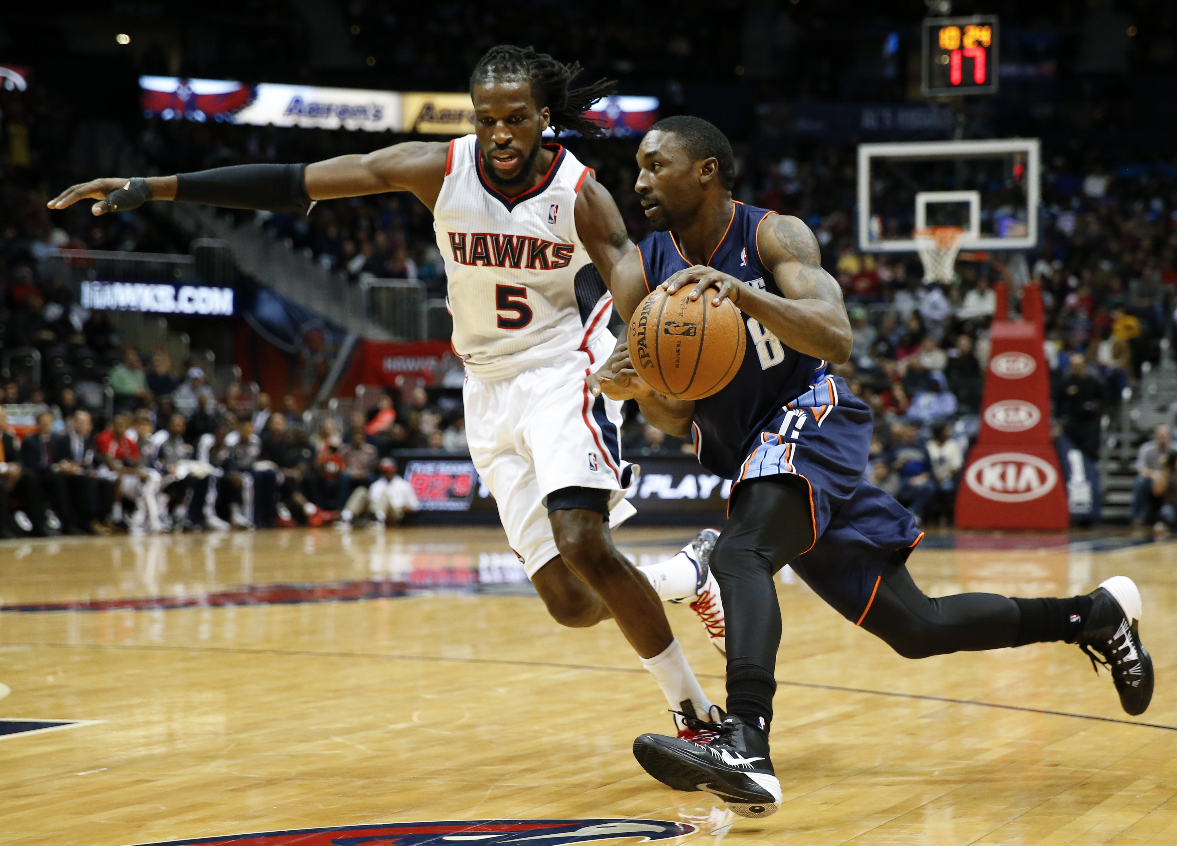 Charlotte Bobcats at Atlanta Hawks