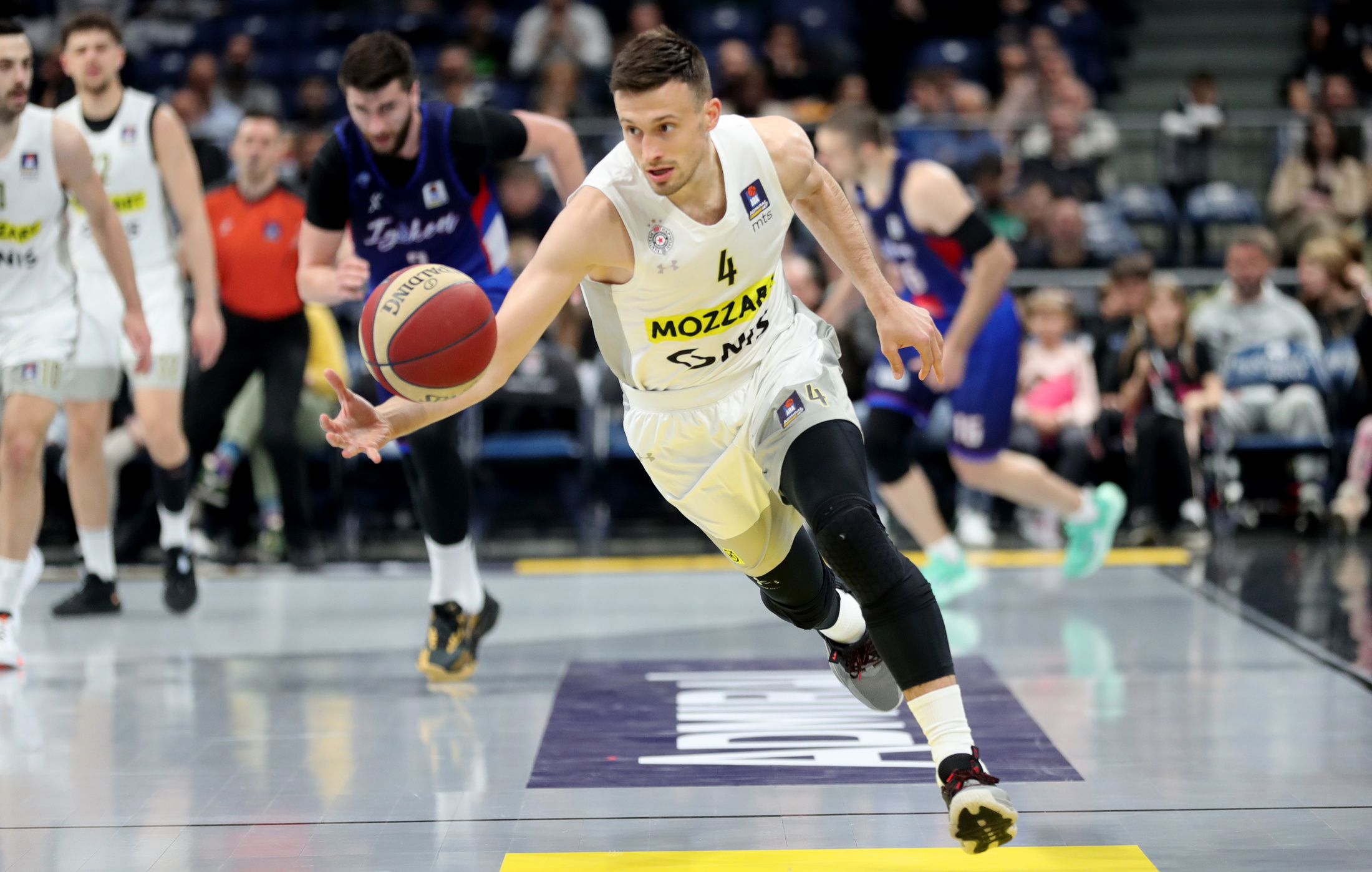 Partizan - Igokea, ABA Liga, 10. April 2023. Beograd, Srbija  (credit: Pedja Milosavljevic/STARSPORT)