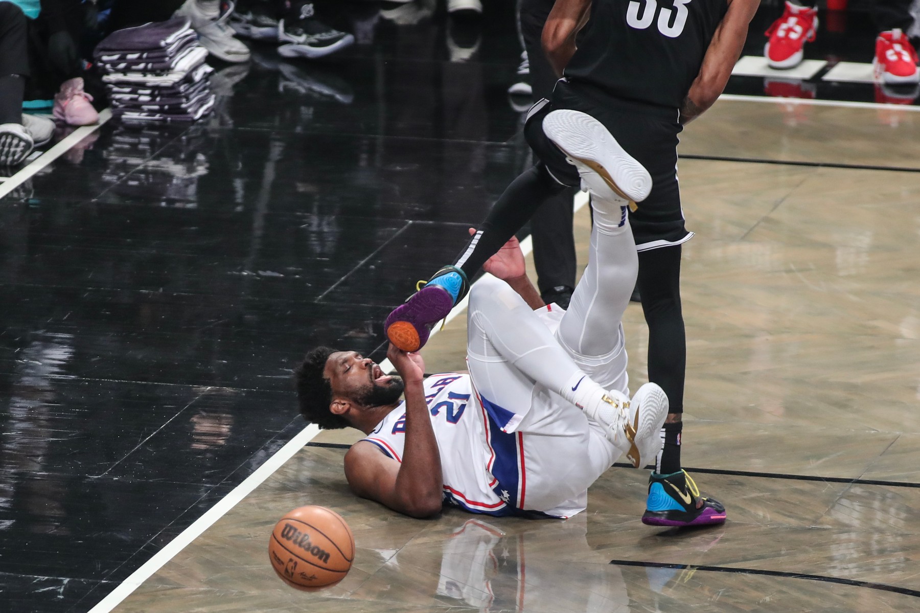 NBA: Playoffs-Philadelphia 76ers at Brooklyn Nets