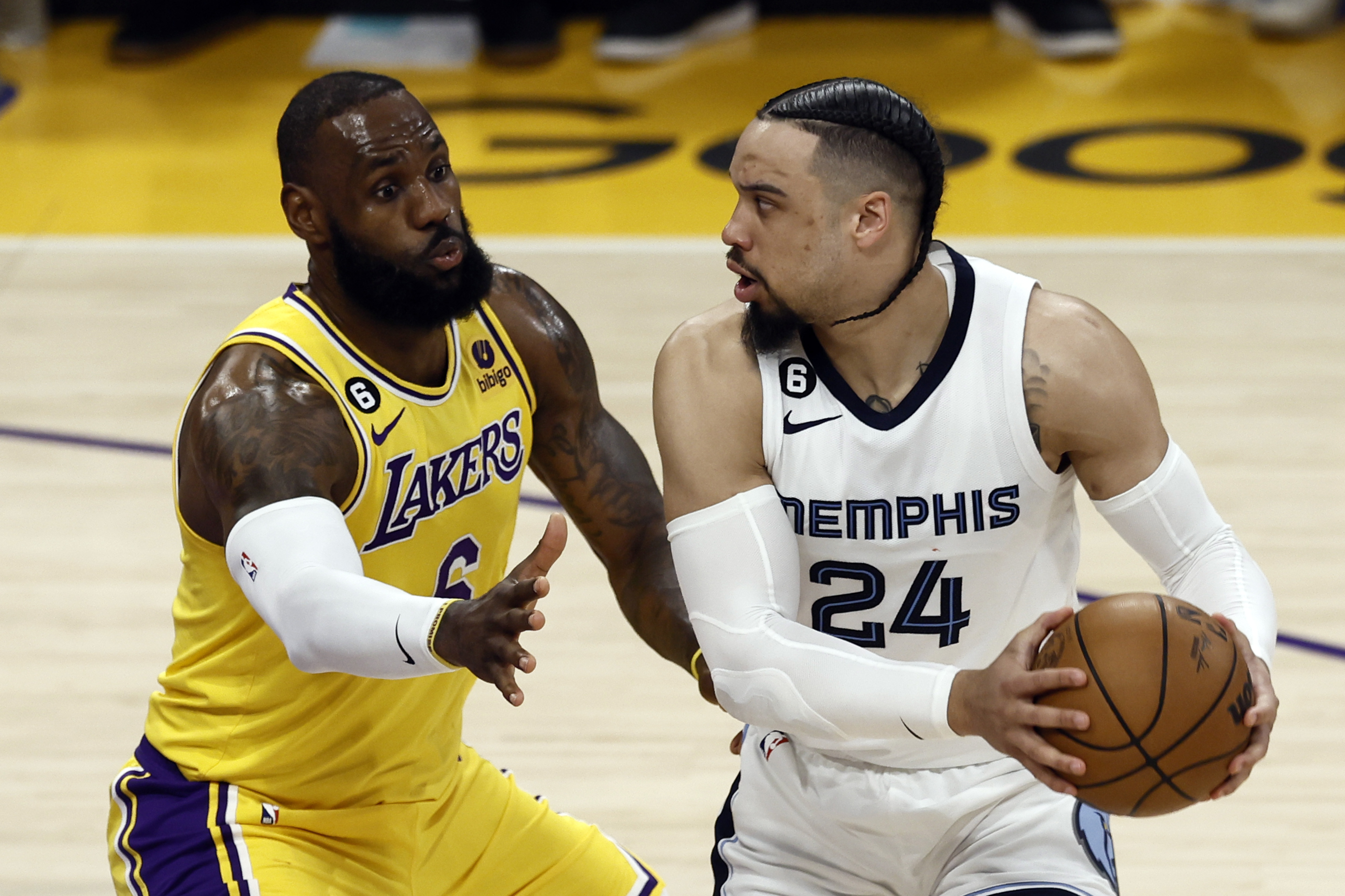 NBA Playoffs - Memphis Grizzlies at Los Angeles Lakers