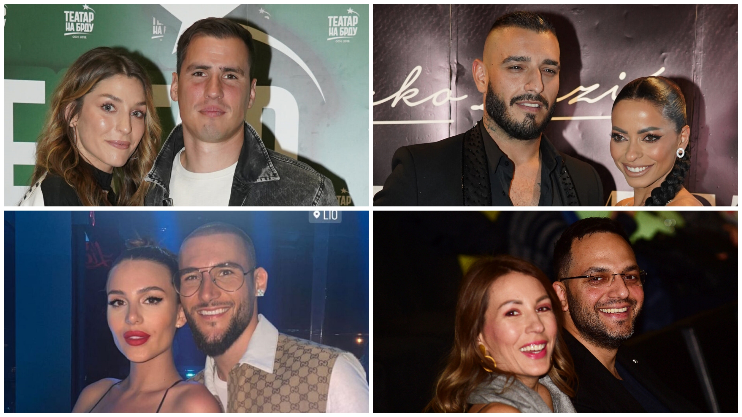 Kombo za kaver: Darko Lazić i Katarina, Anastasija Ražnatović i Nemanja Gudelj, Anđela Jovanović i Mihail Dudaš, Damir Handanović i Dubravka Đedović, bitno je da ne budu slike sa venčanja