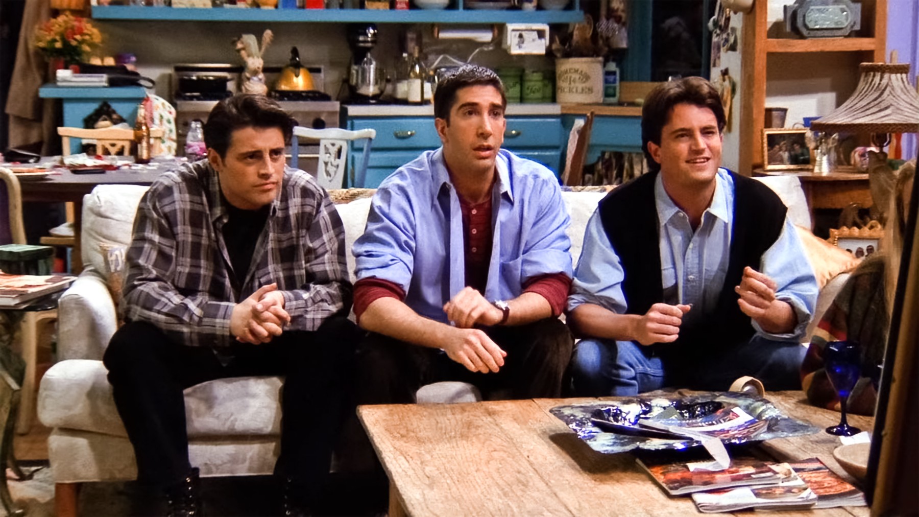 Matt LeBlanc, Matthew Perry, and David Schwimmer