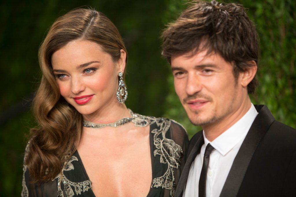 Miranda Kerr and Orlando Bloom arrive for the 2013 Vanity Fair Oscar Party on February 24, 2013 in Hollywood, California.,Image: 154489320, License: Rights-managed, Restrictions: , Model Release: no, Credit line: ADRIAN SANCHEZ-GONZALEZ / AFP / Profimedia